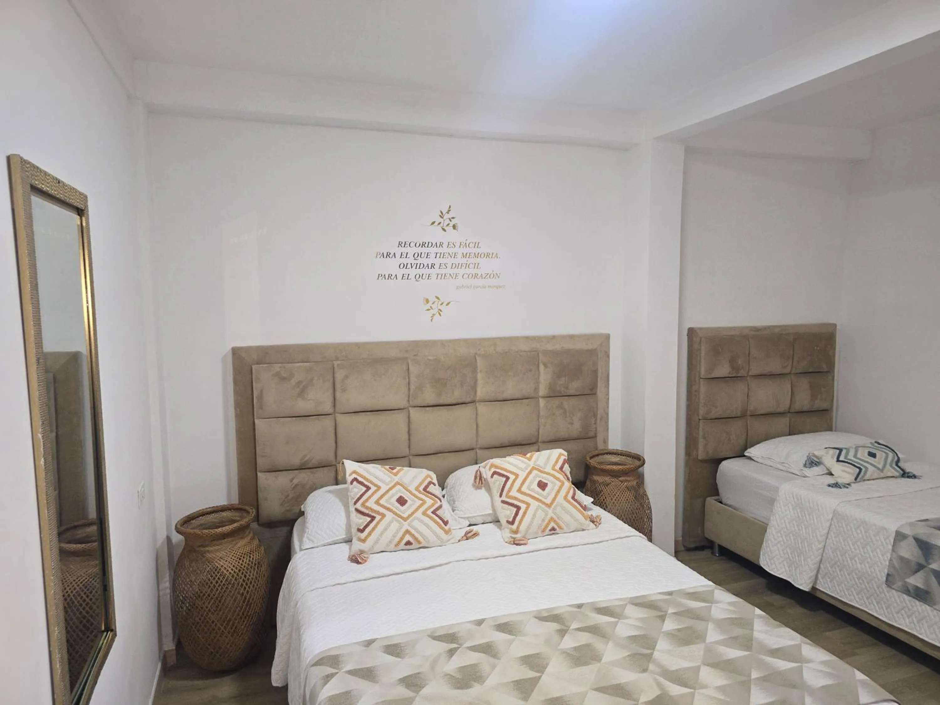 Bed in Hotel Rodadero Dorado