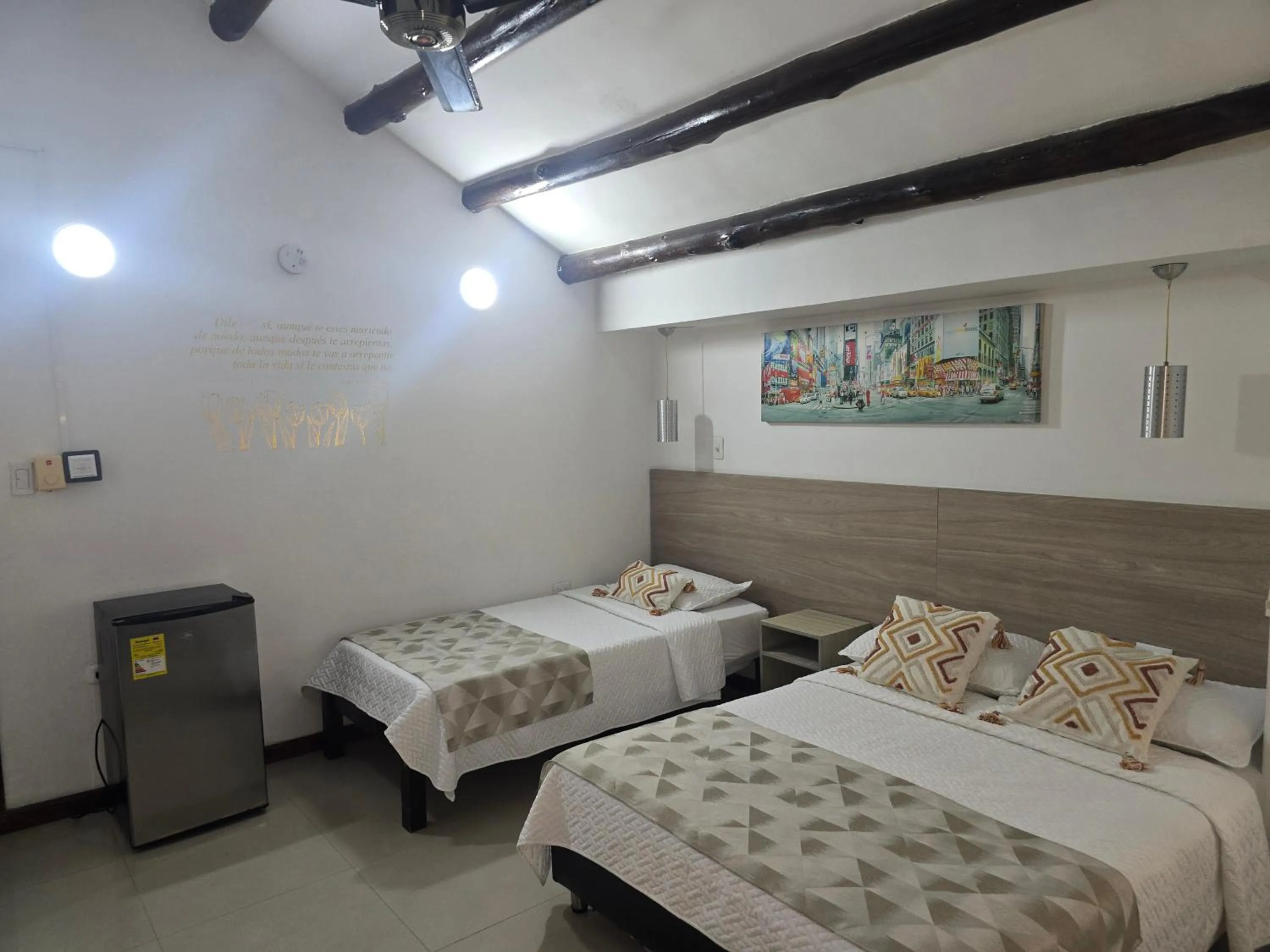 Bed in Hotel Rodadero Dorado
