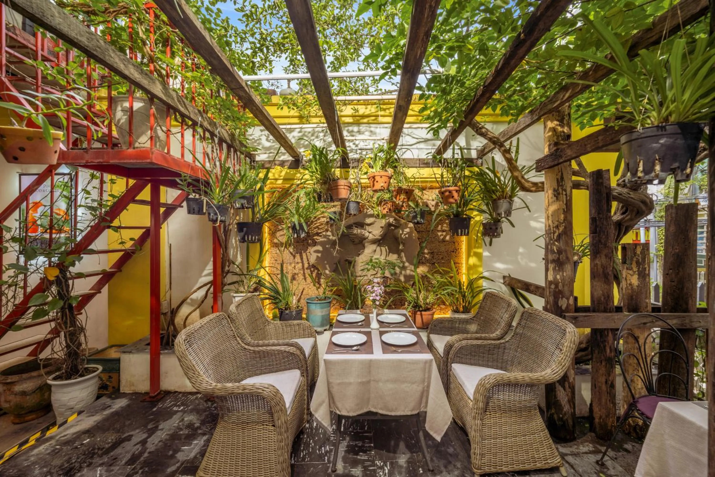 Patio in The Pergola Design Hotel