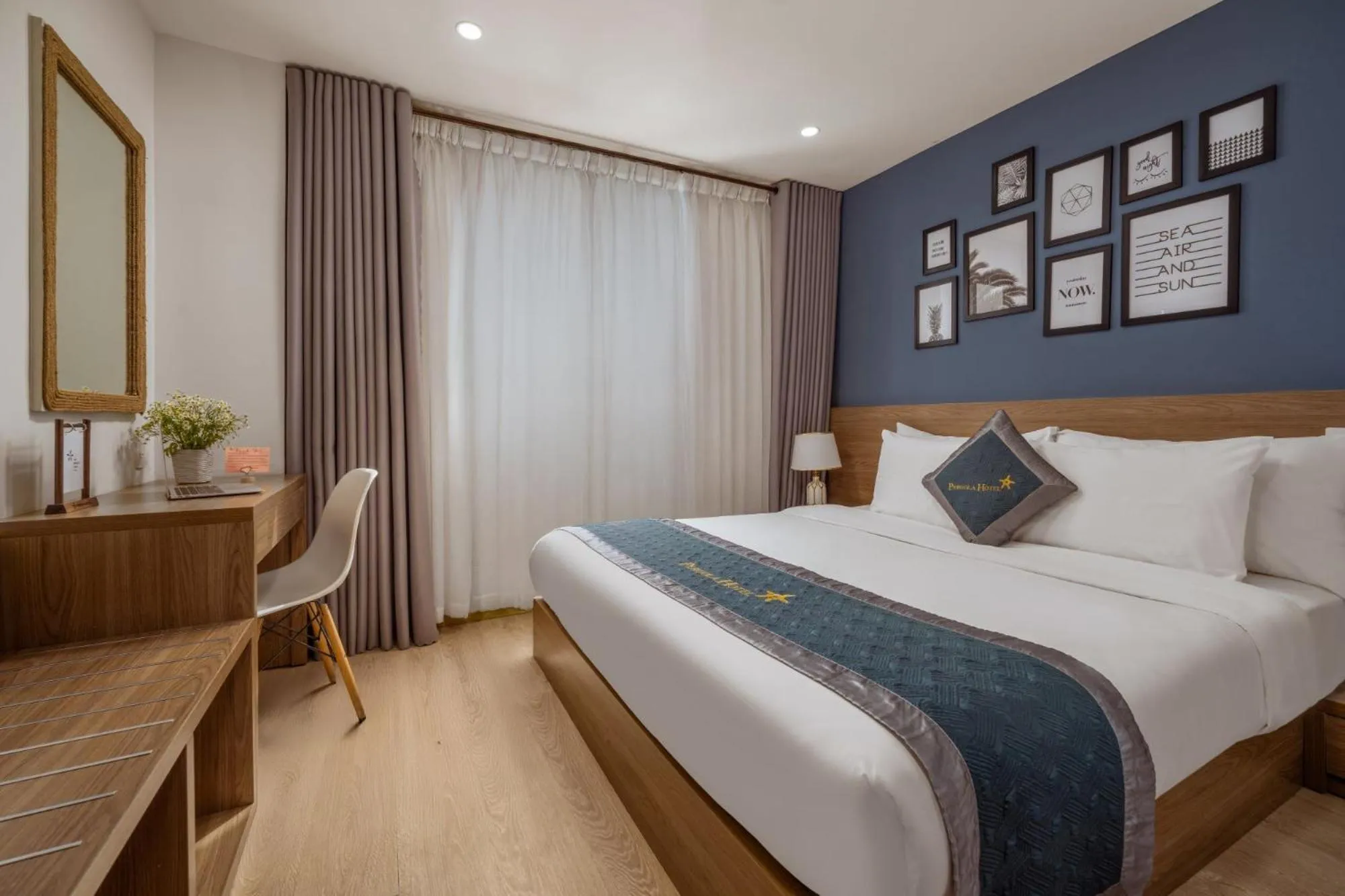 Bed in The Pergola Design Hotel