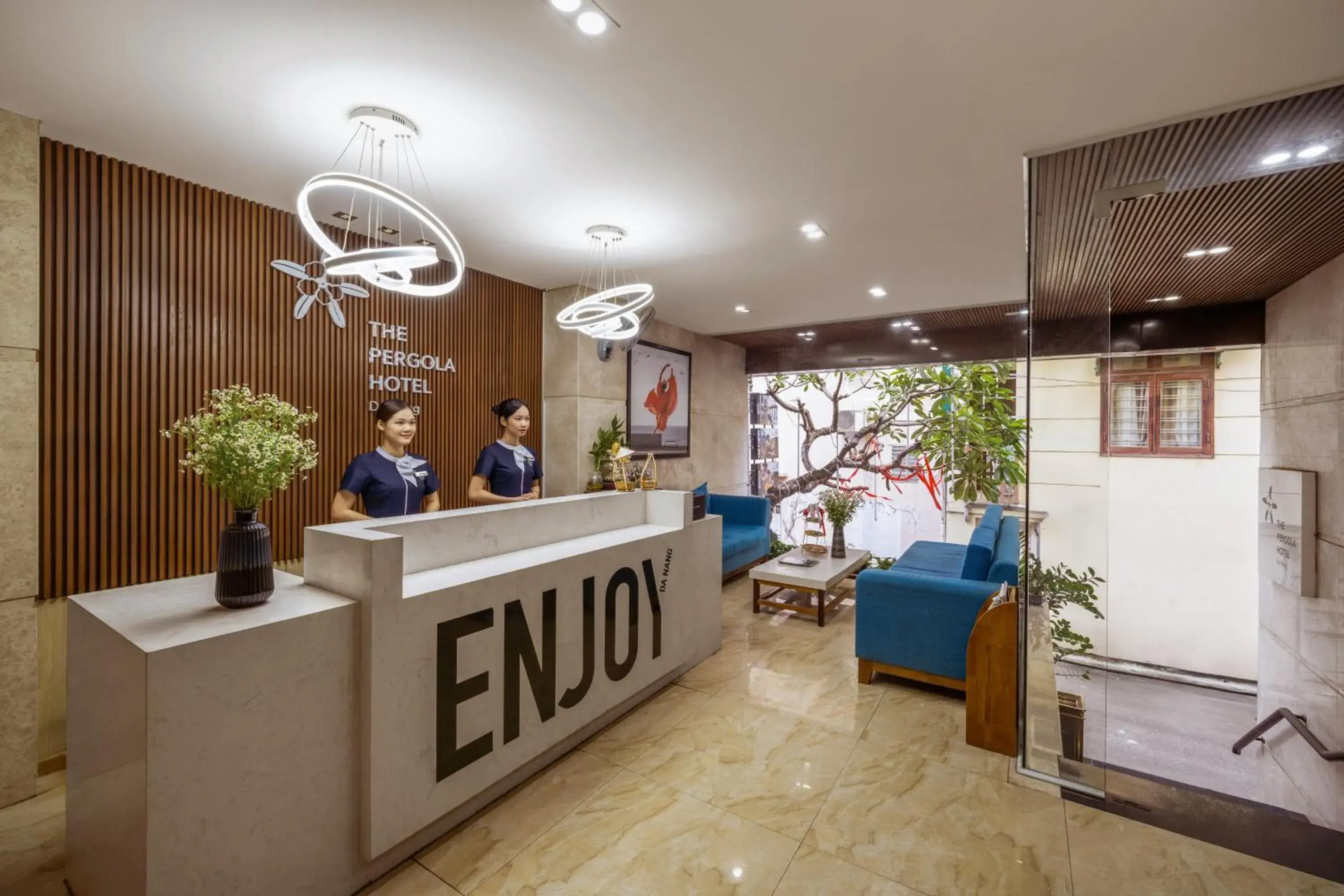 Lobby or reception in The Pergola Design Hotel Lobby or reception in The Pergola Design Hotel