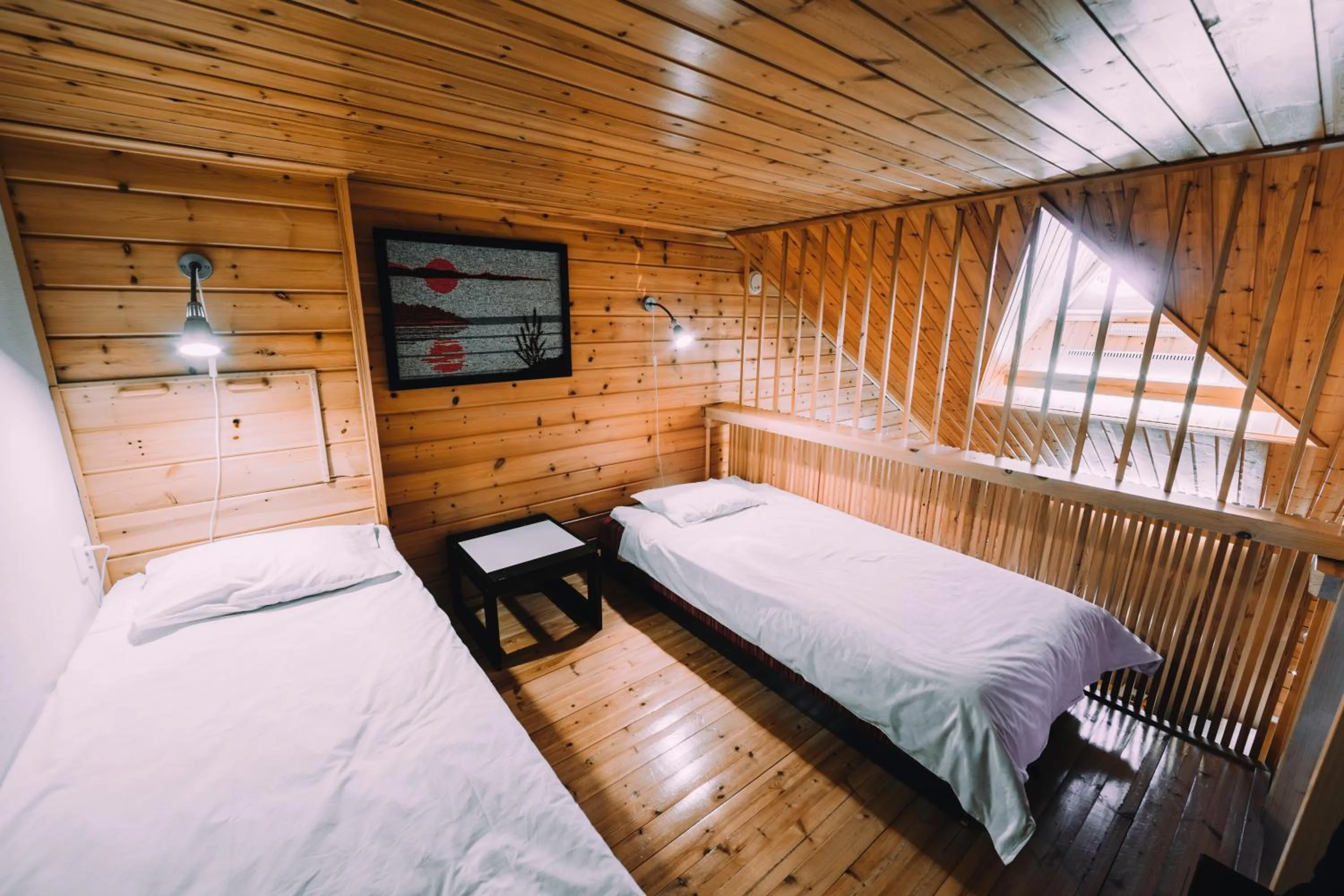 Bed in Hotel Hetan Majatalo