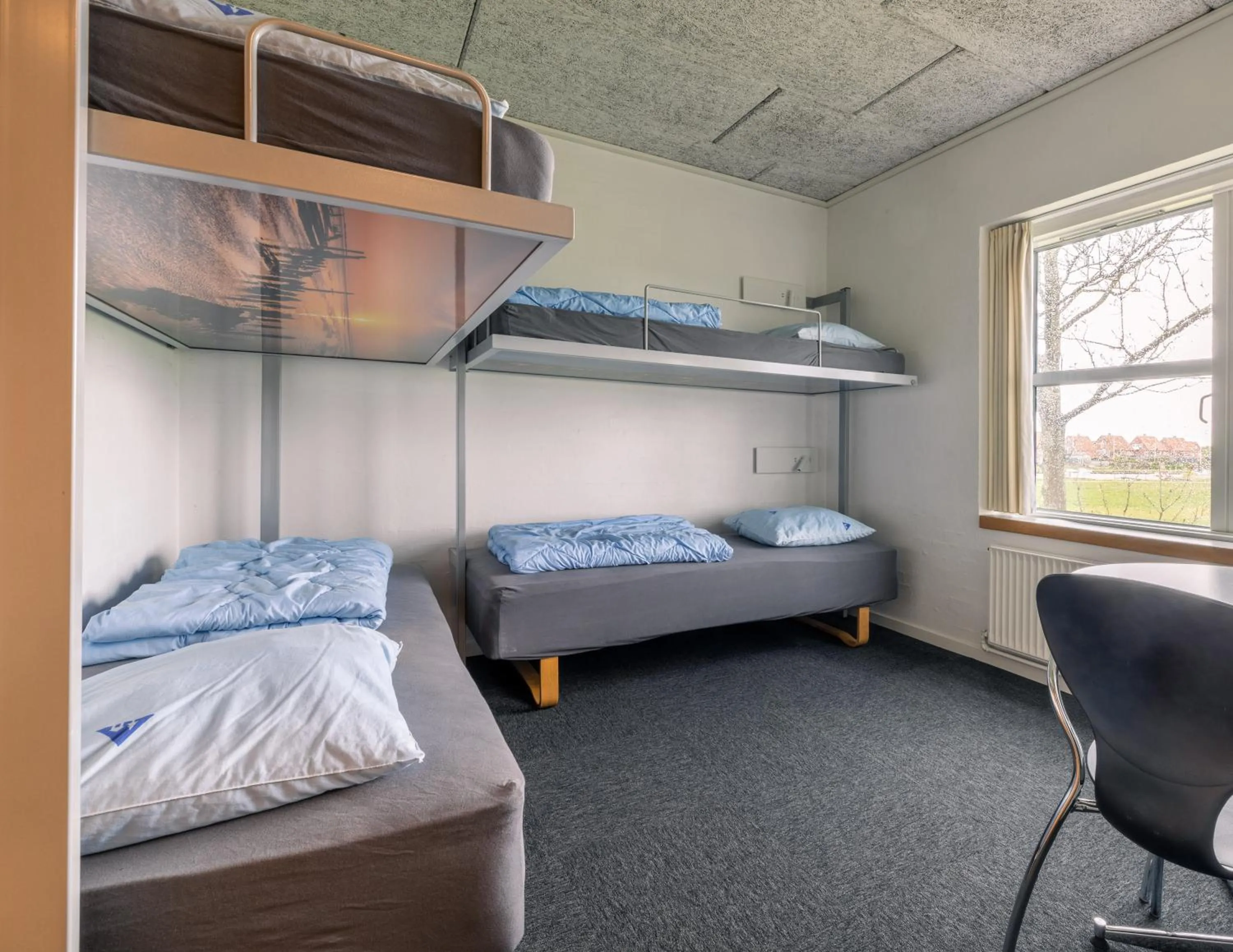 Bedroom, Bed in Danhostel Ribe