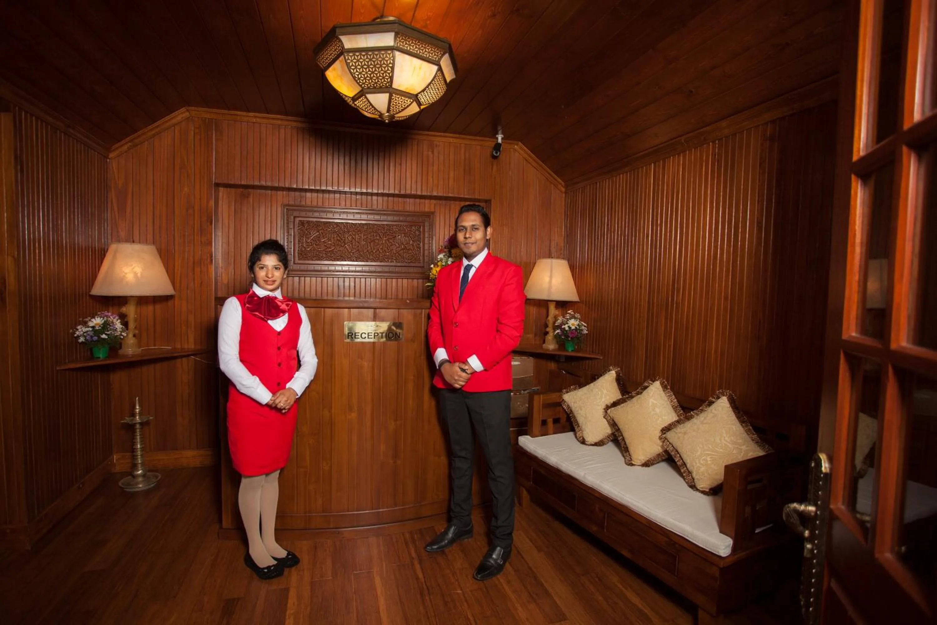 Lobby or reception in La Grande Villa