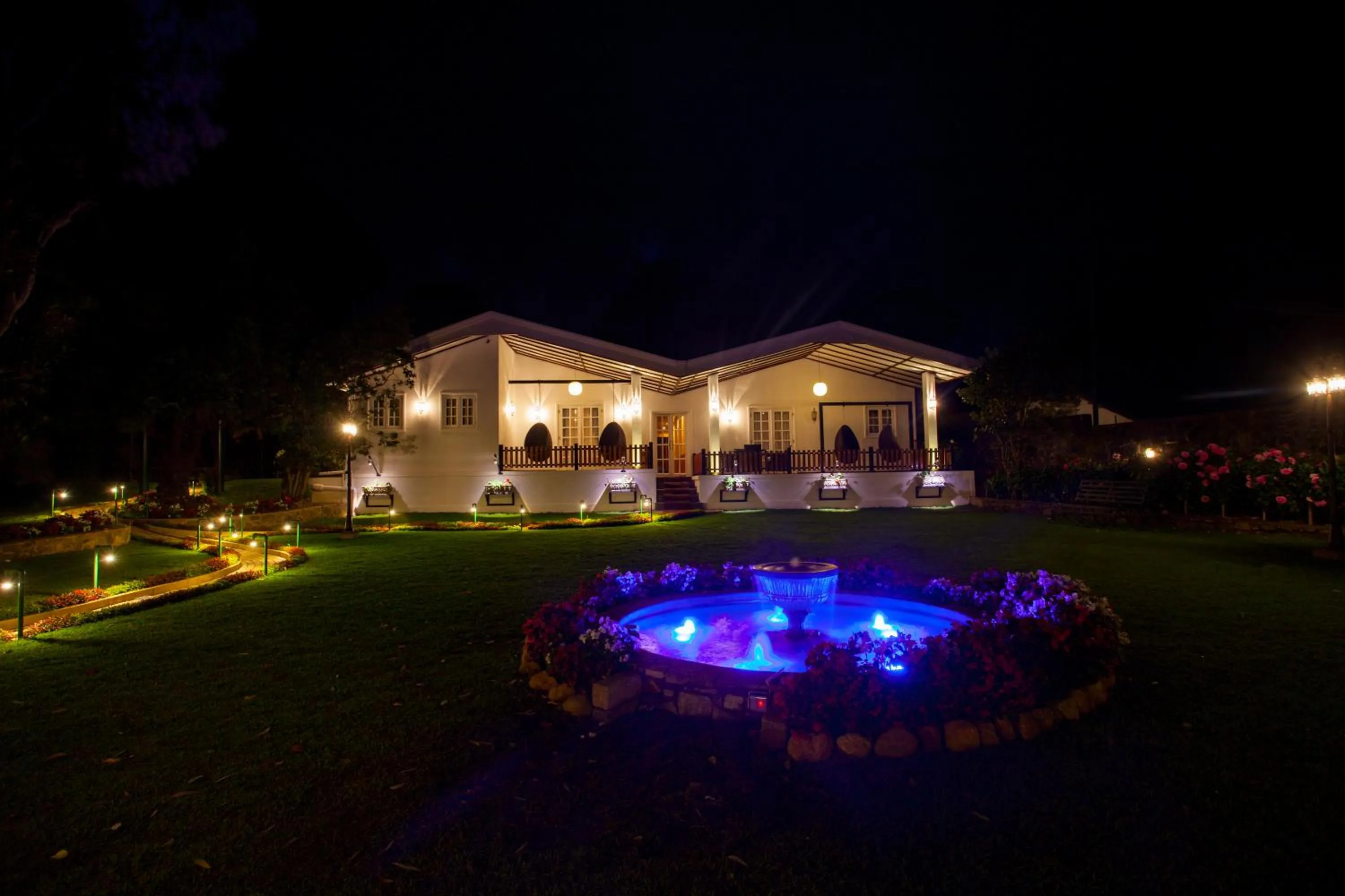 Garden view in La Grande Villa