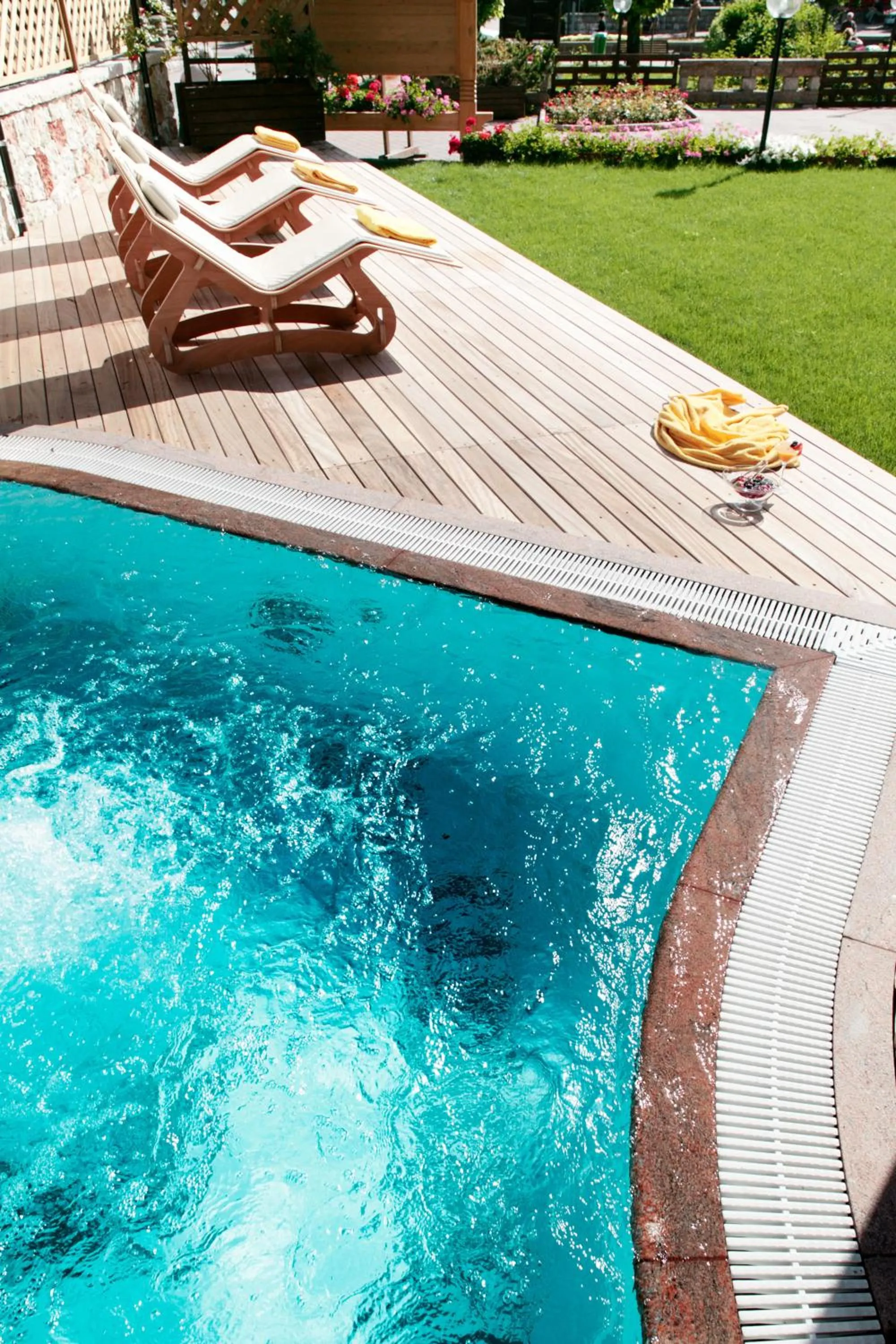 Swimming pool in Piz Galin Grand Hotel Family & Wellness