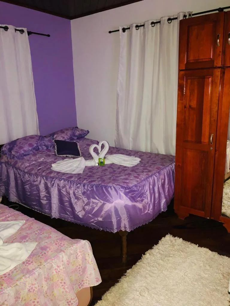 Bedroom, Bed in Chalé de Férias