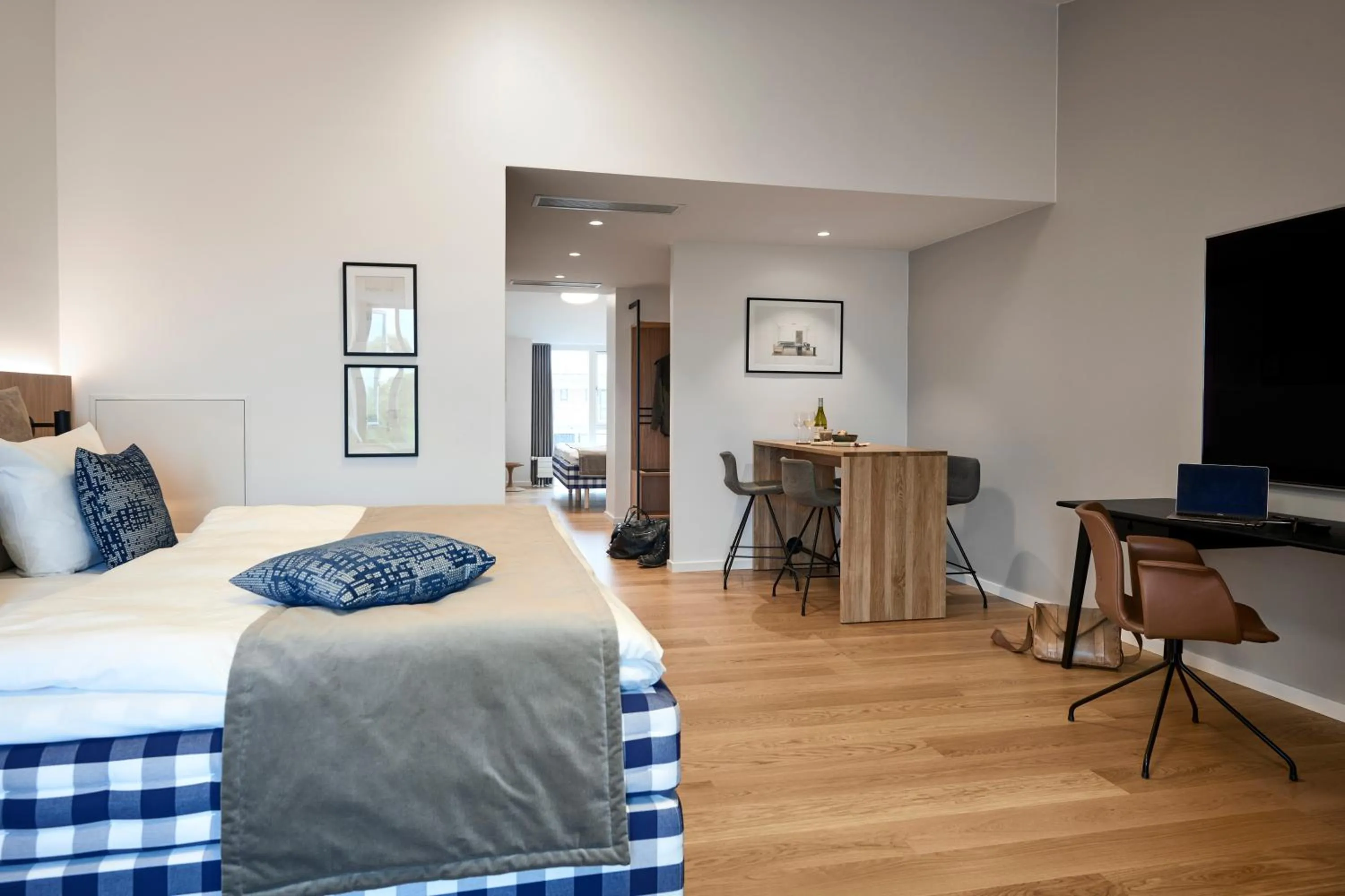 Bed in Hotel Oasia Aarhus City