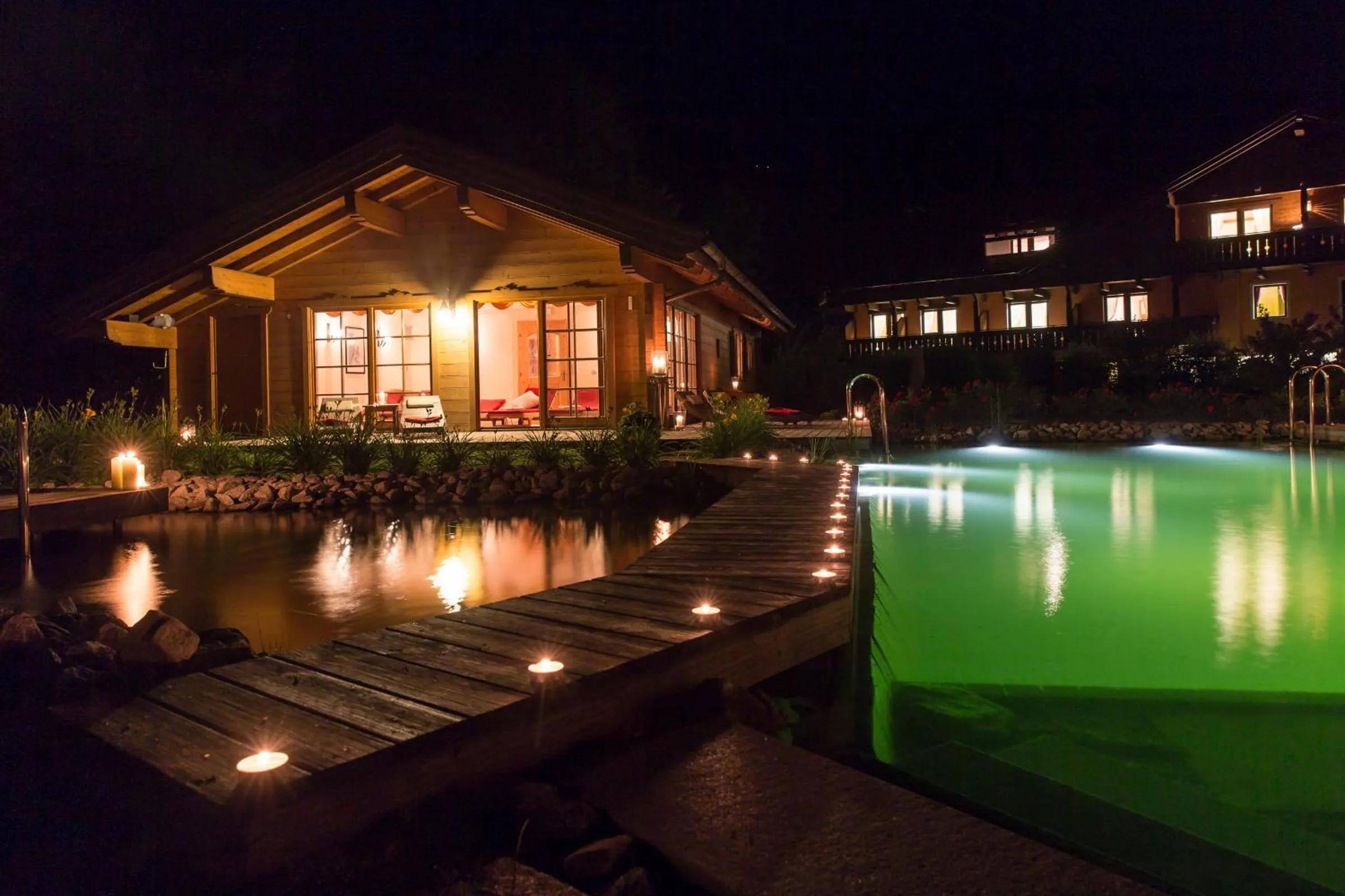 Swimming pool in Hotel Burgfrieden