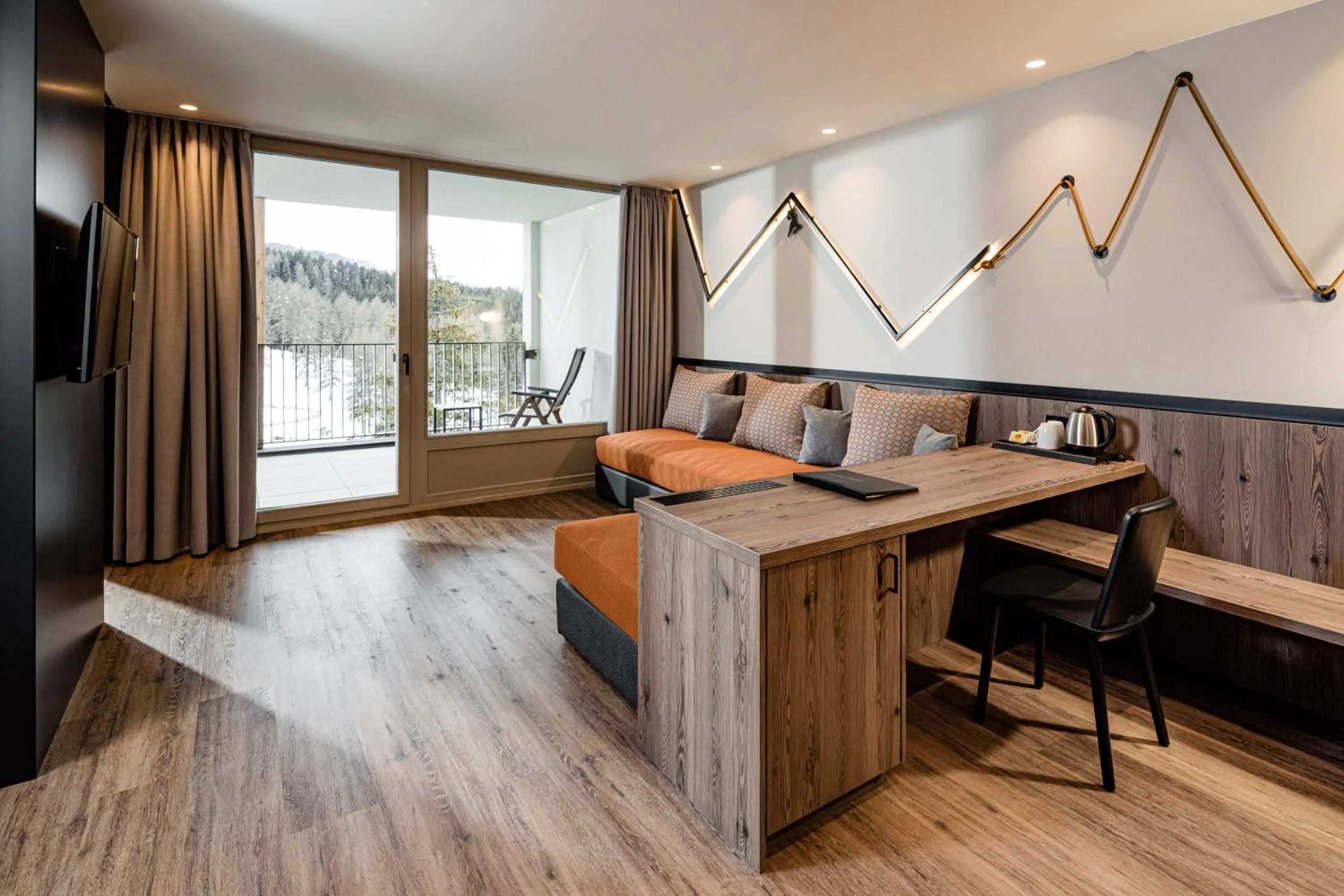 Living room in Sporthotel Obereggen