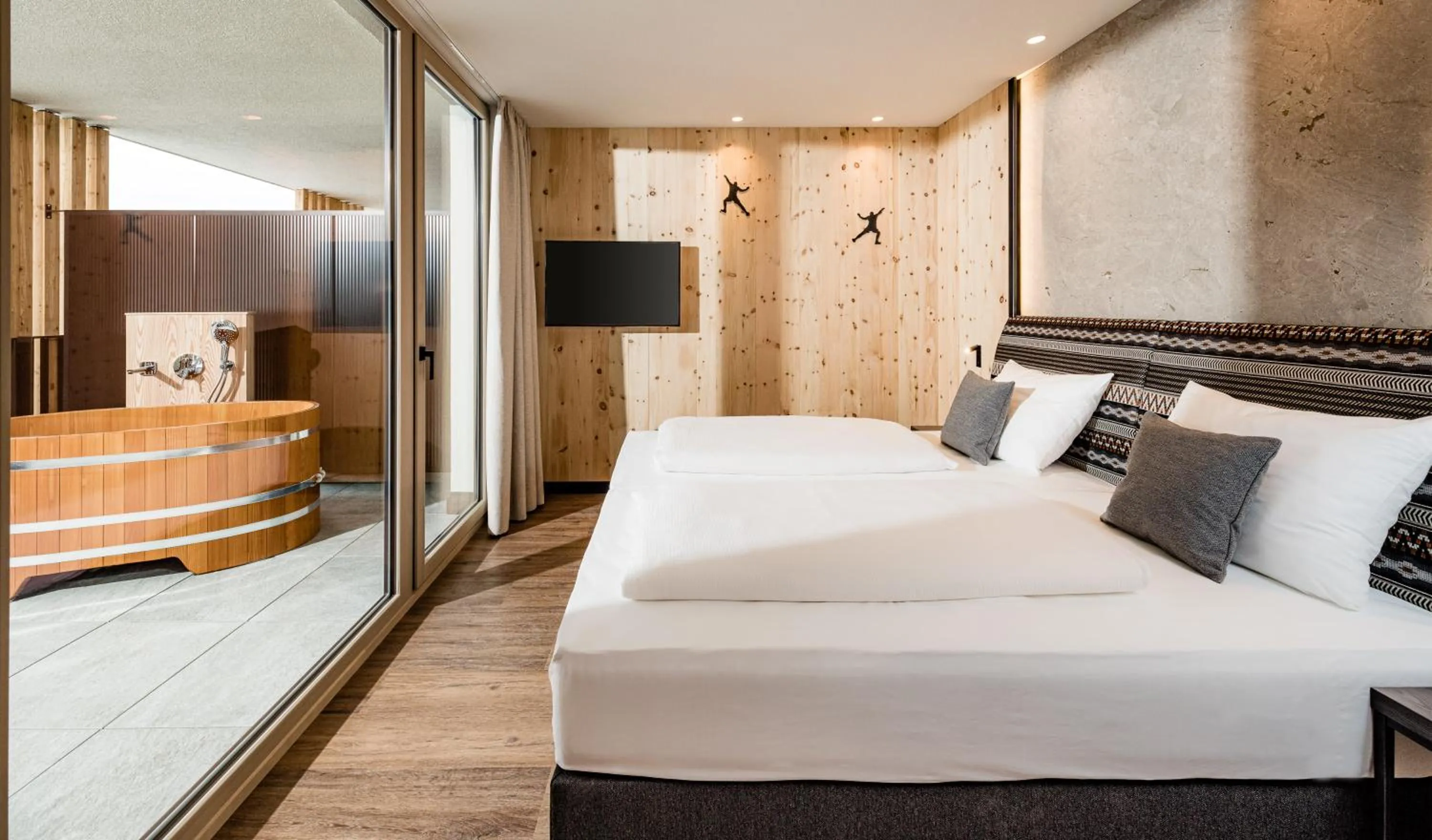 Bedroom, Bed in Sporthotel Obereggen