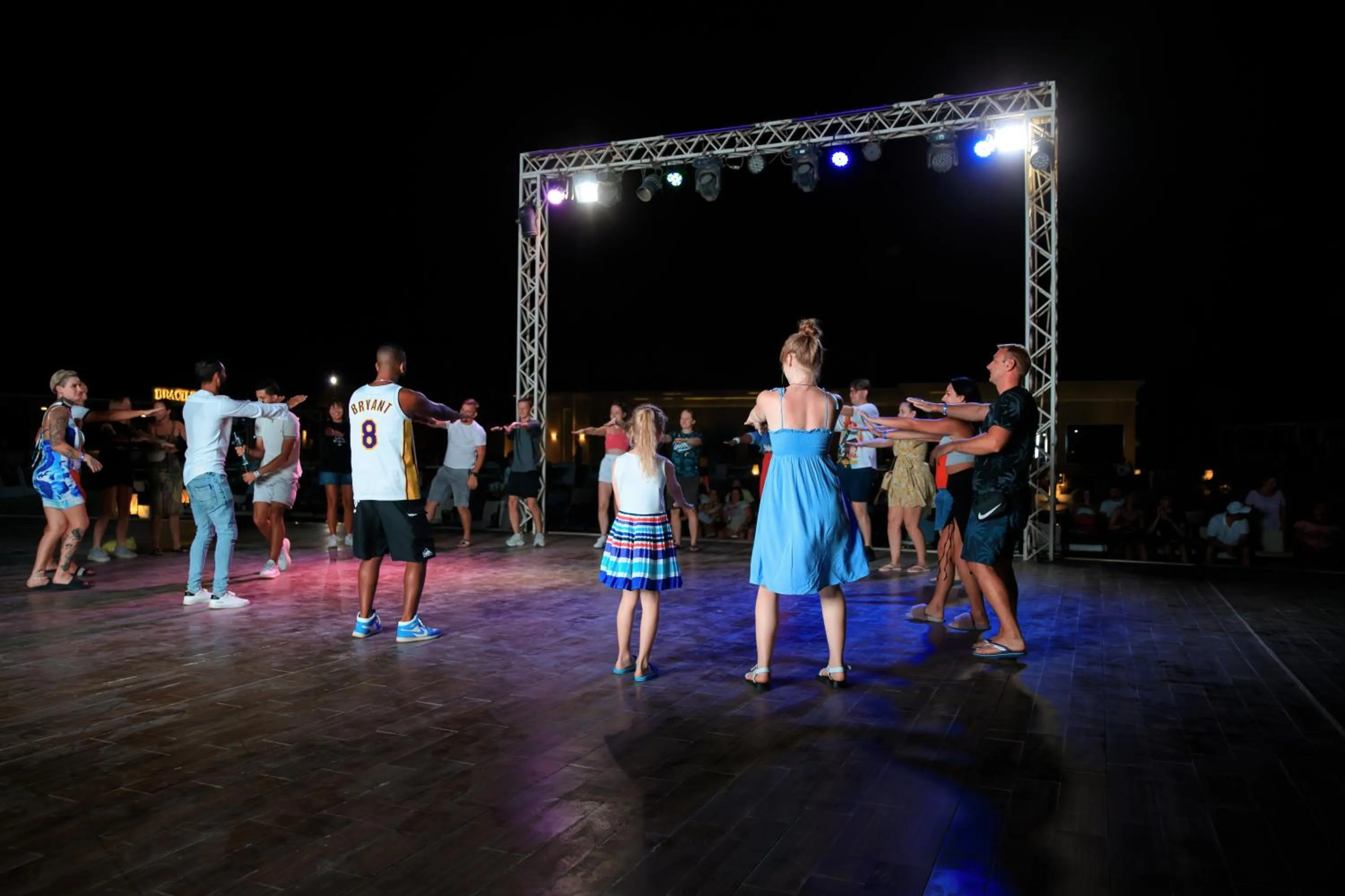 People in Amwaj Beach Club Abu Soma