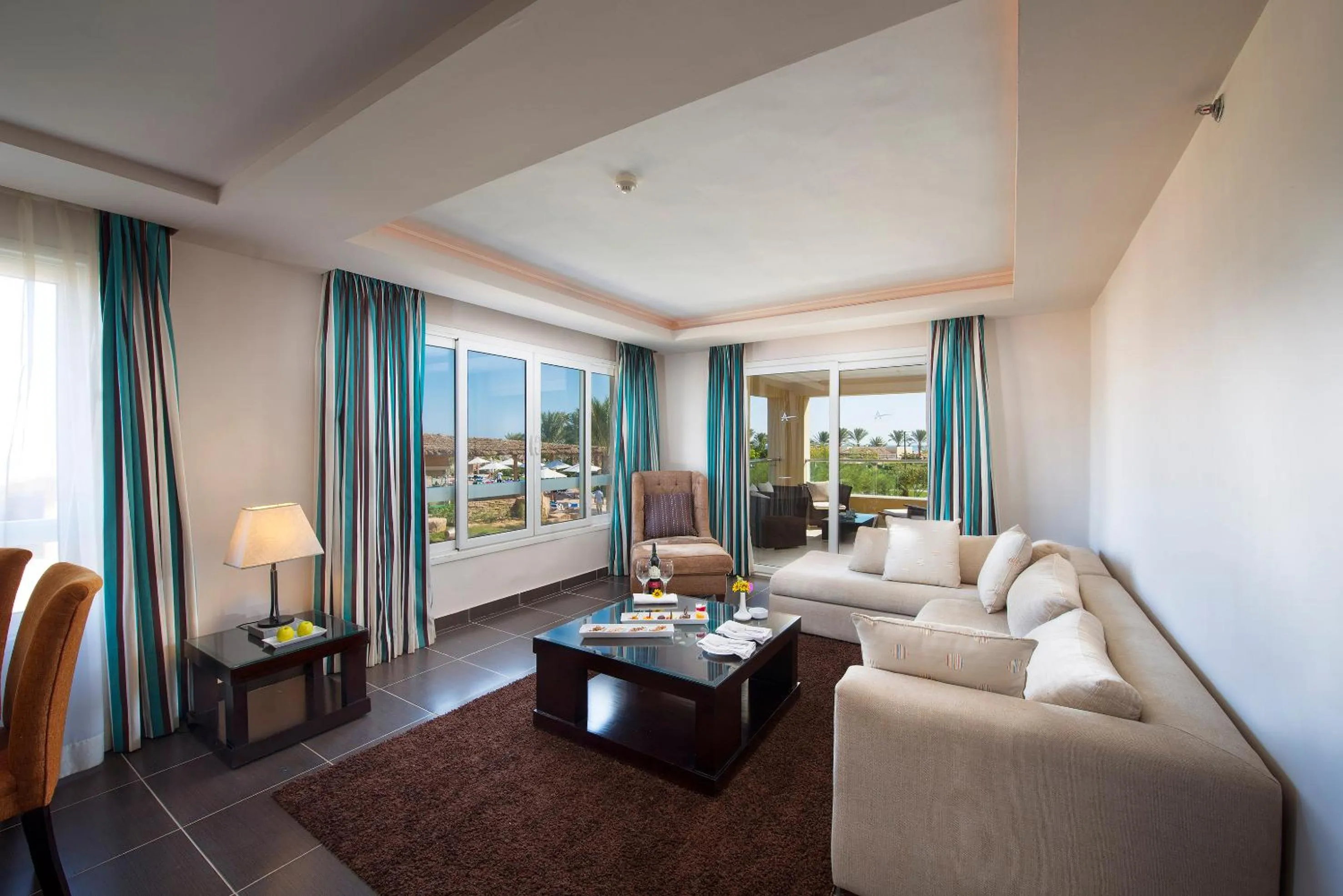 Living room in Amwaj Beach Club Abu Soma