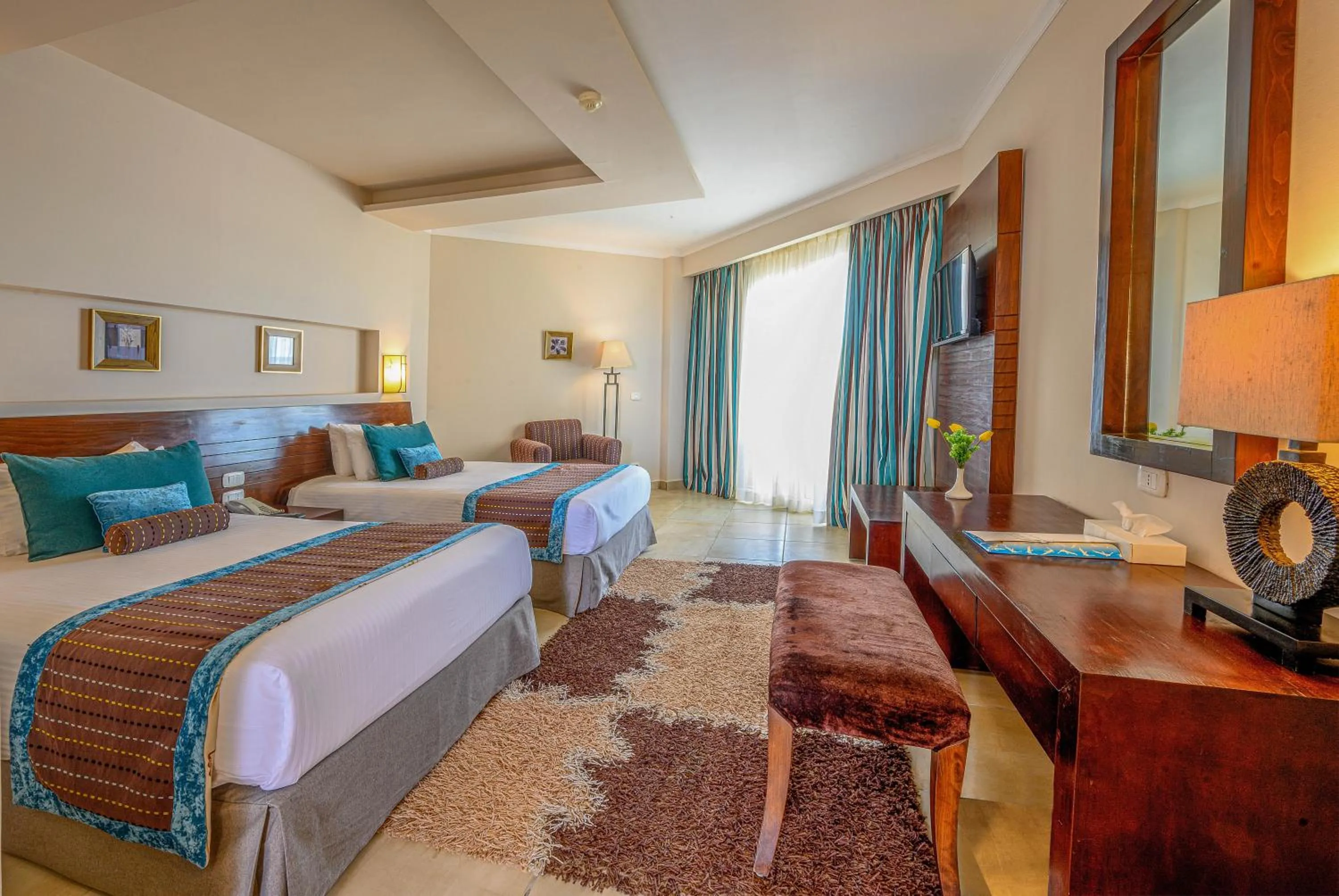 Bed in Amwaj Beach Club Abu Soma