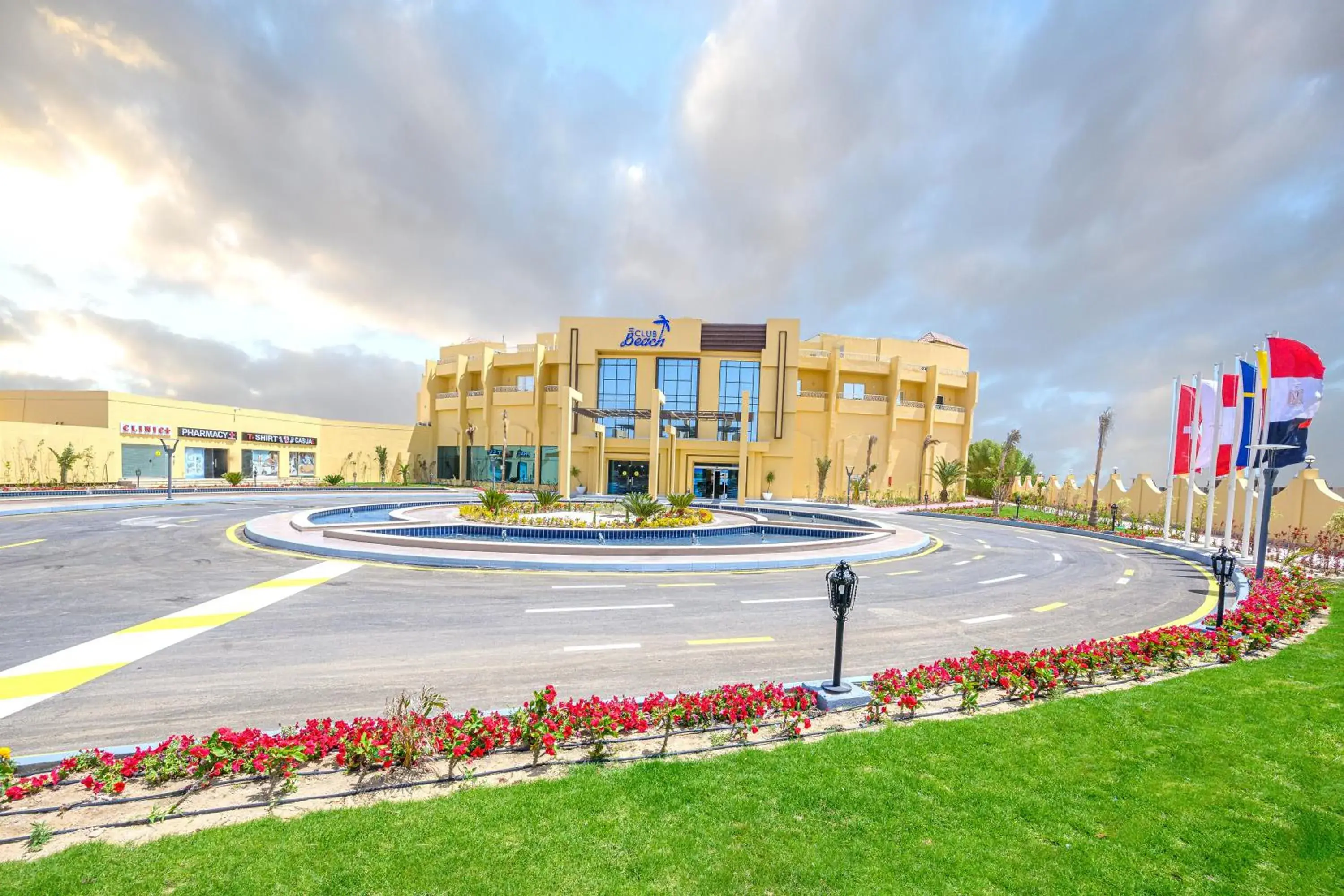 Facade/entrance in Amwaj Beach Club Abu Soma Facade/entrance in Amwaj Beach Club Abu Soma