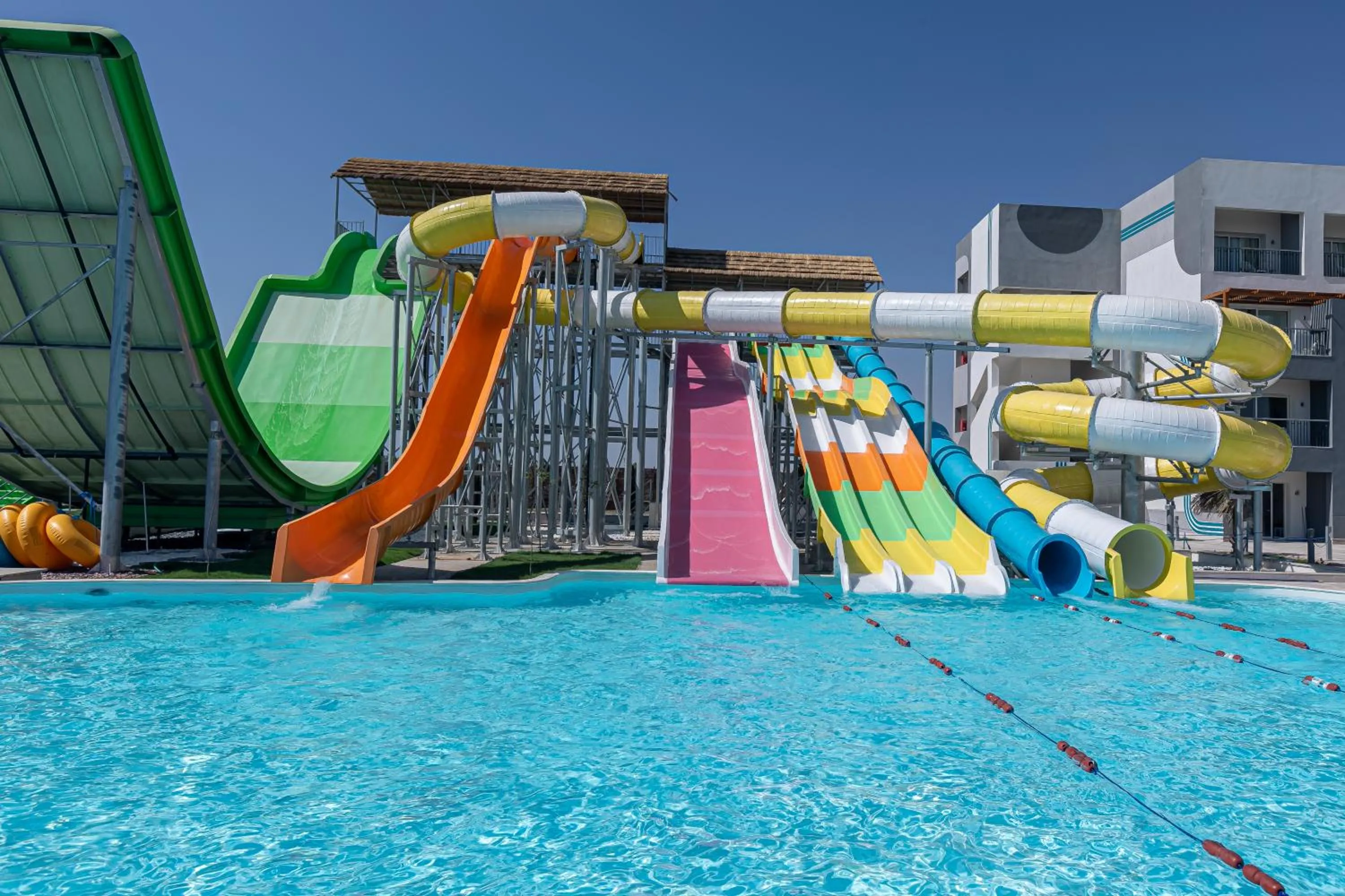 Aqua park in Amwaj Beach Club Abu Soma