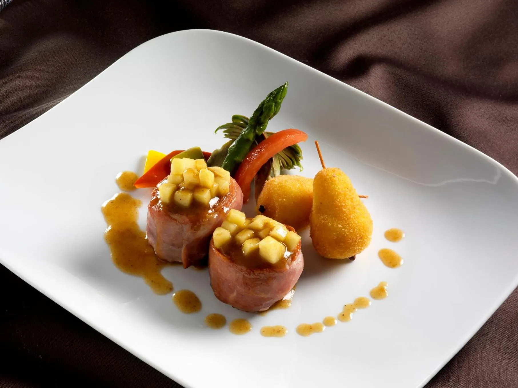 Food close-up in Hotel Garden