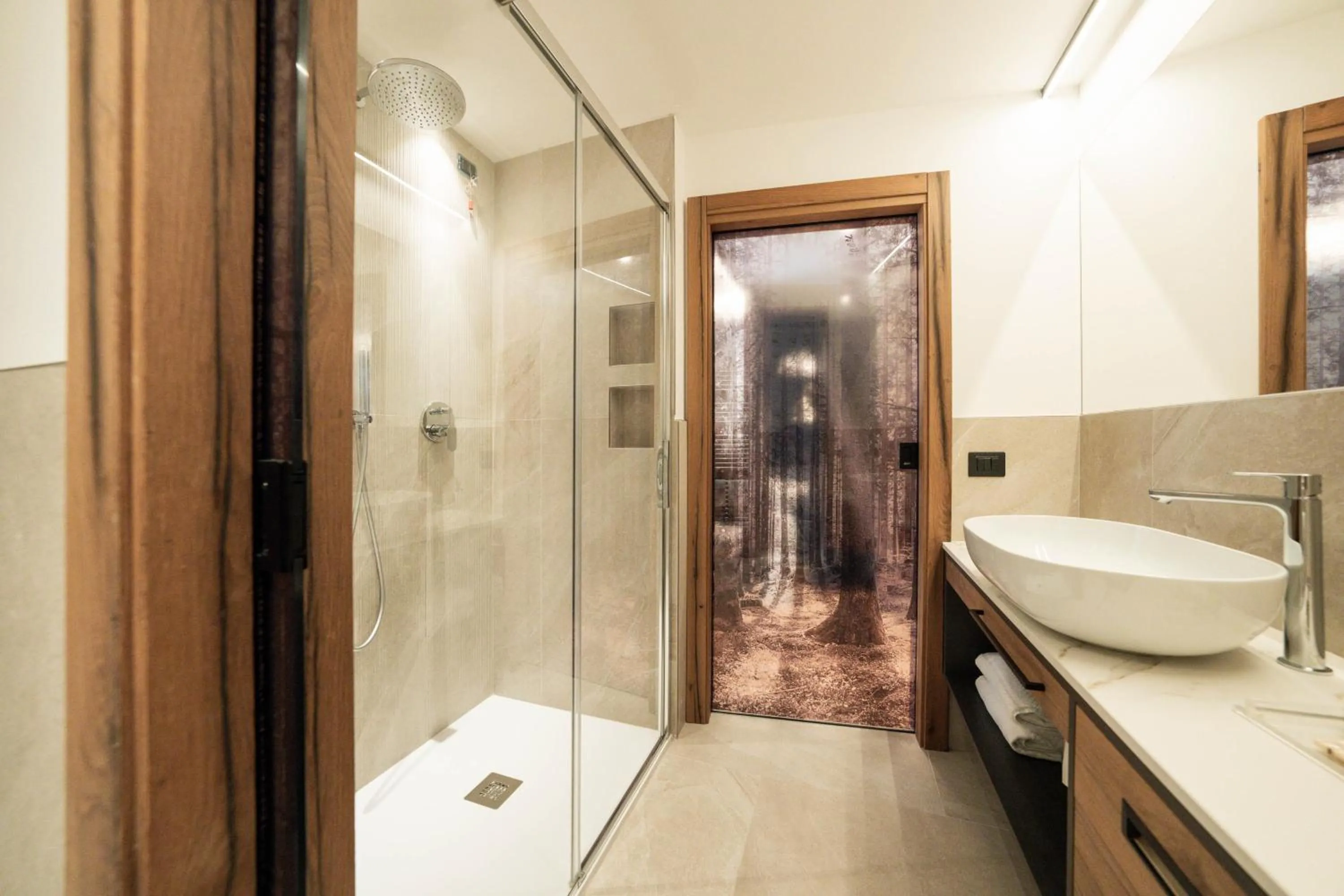 Shower in Hotel Garden