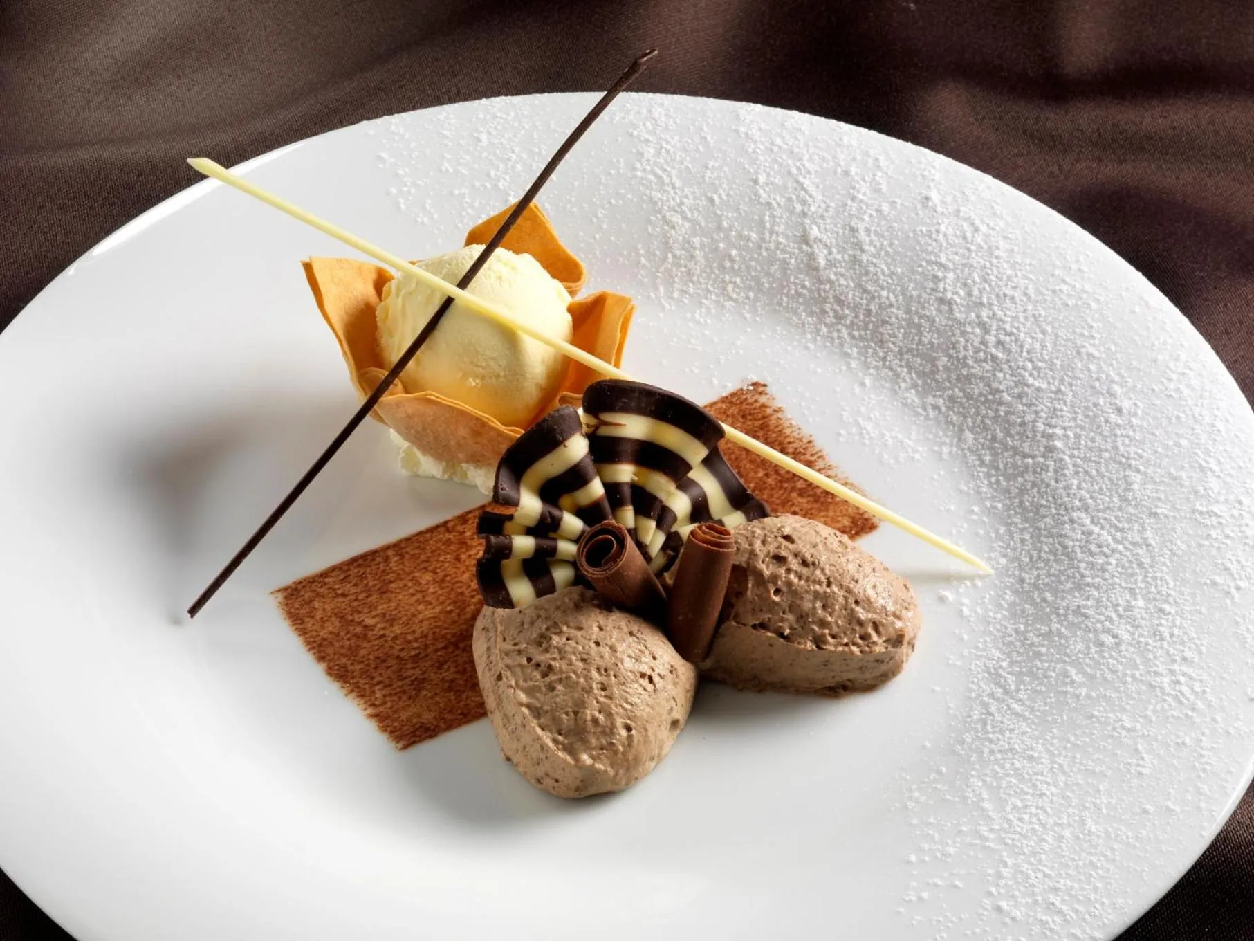 Food close-up in Hotel Garden