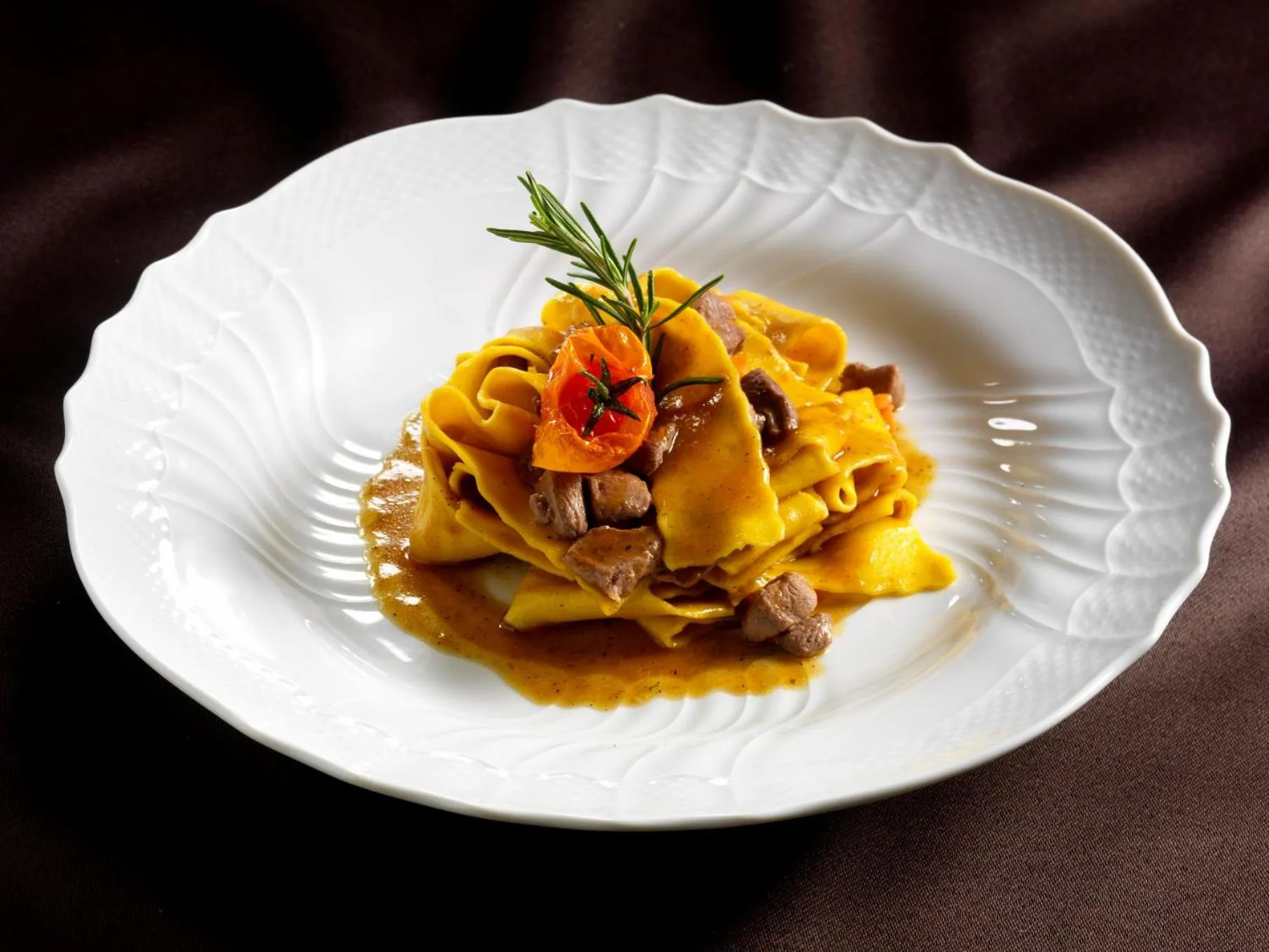 Food close-up in Hotel Garden