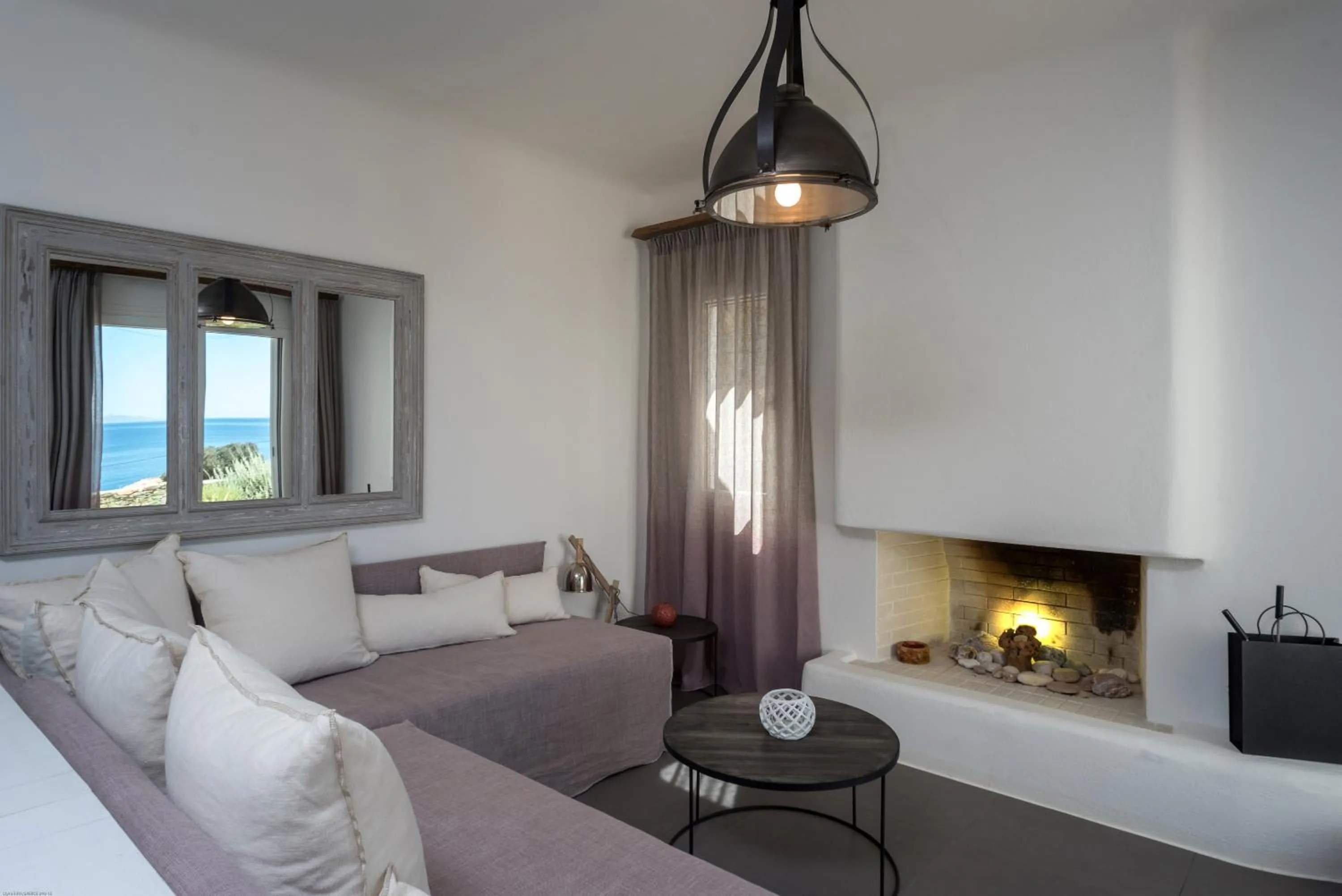 Bed in SkiNAmmos Eco Villas