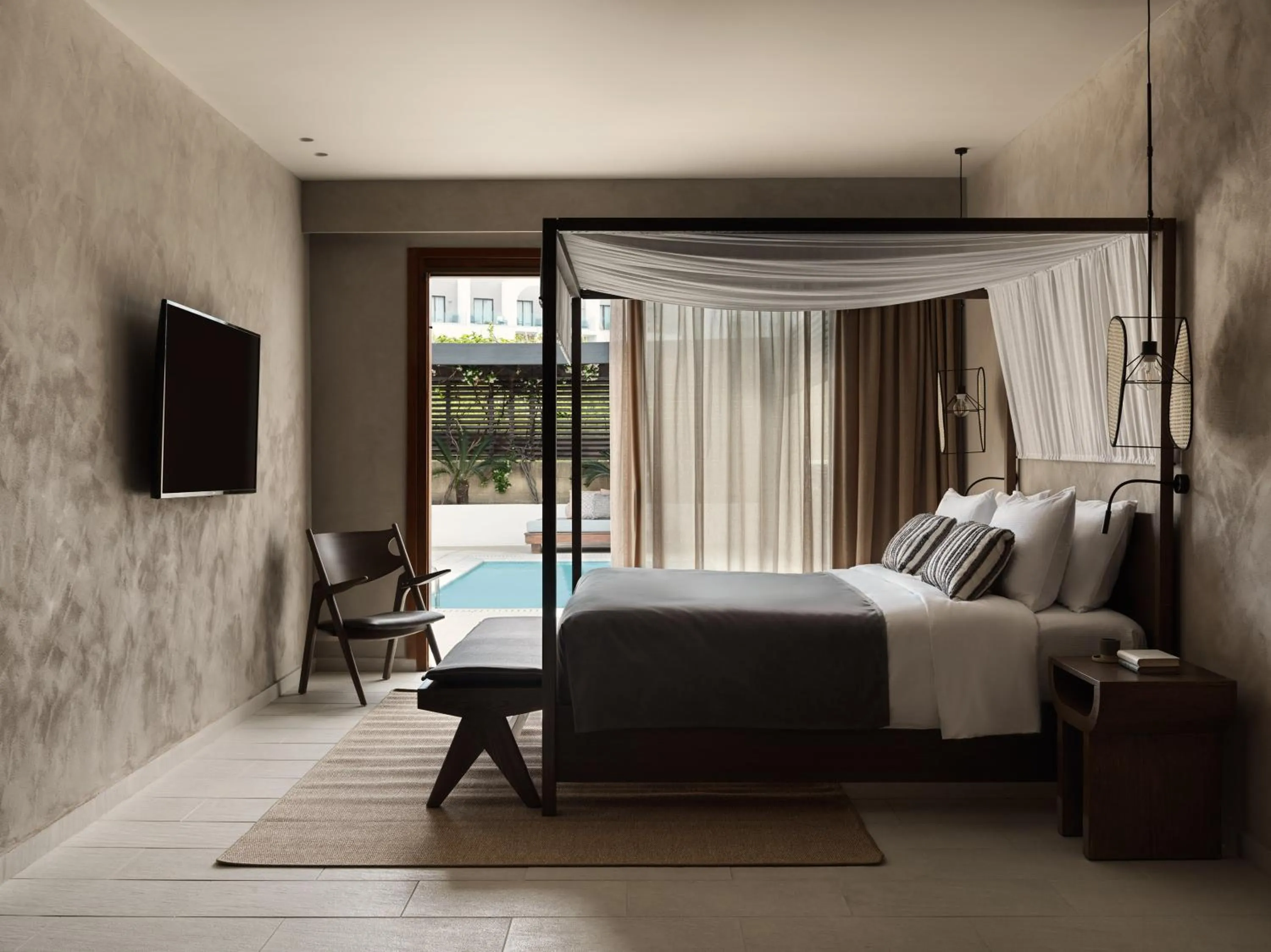 Bed in Lindian Village, Curio Collection by Hilton