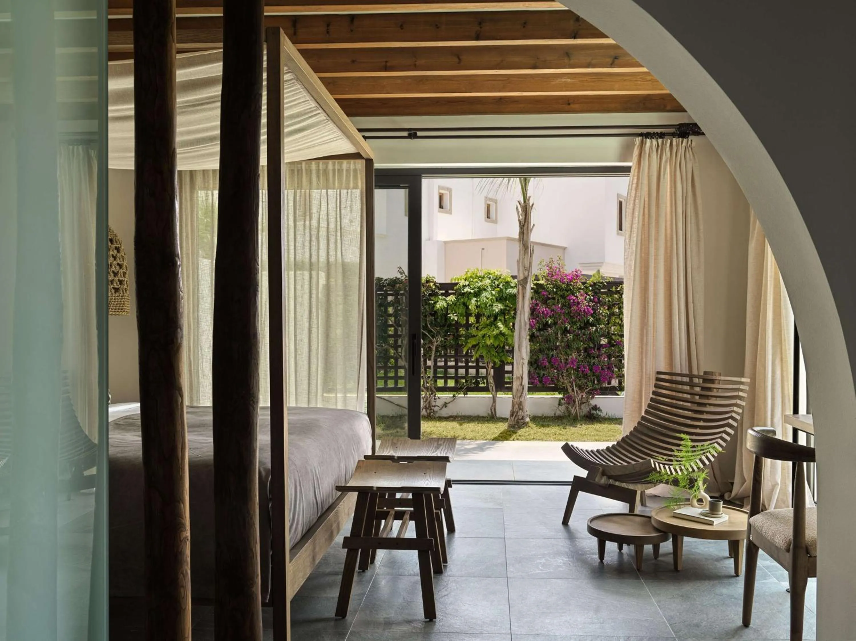 Living room in Lindian Village, Curio Collection by Hilton