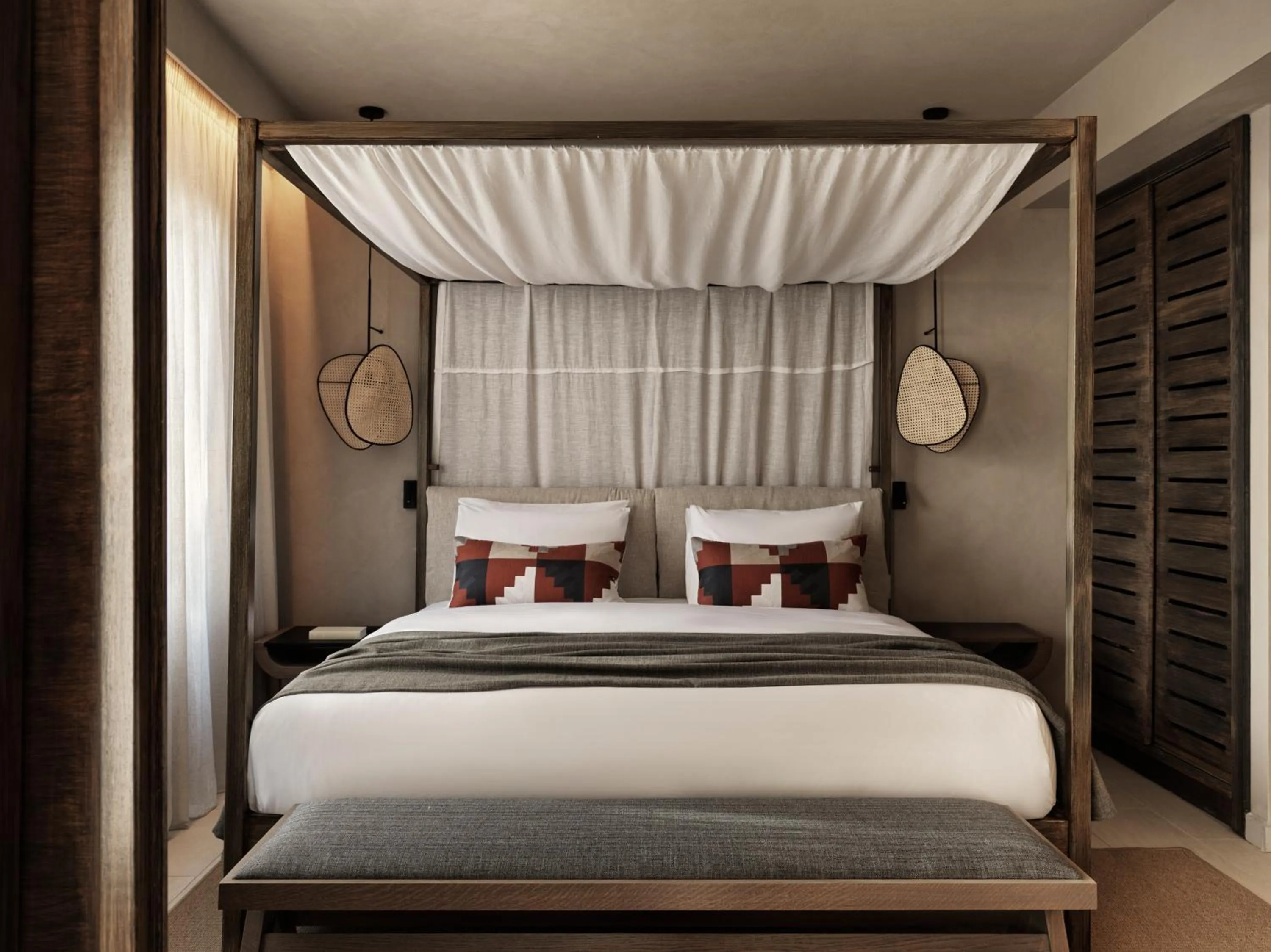 Bed in Lindian Village, Curio Collection by Hilton