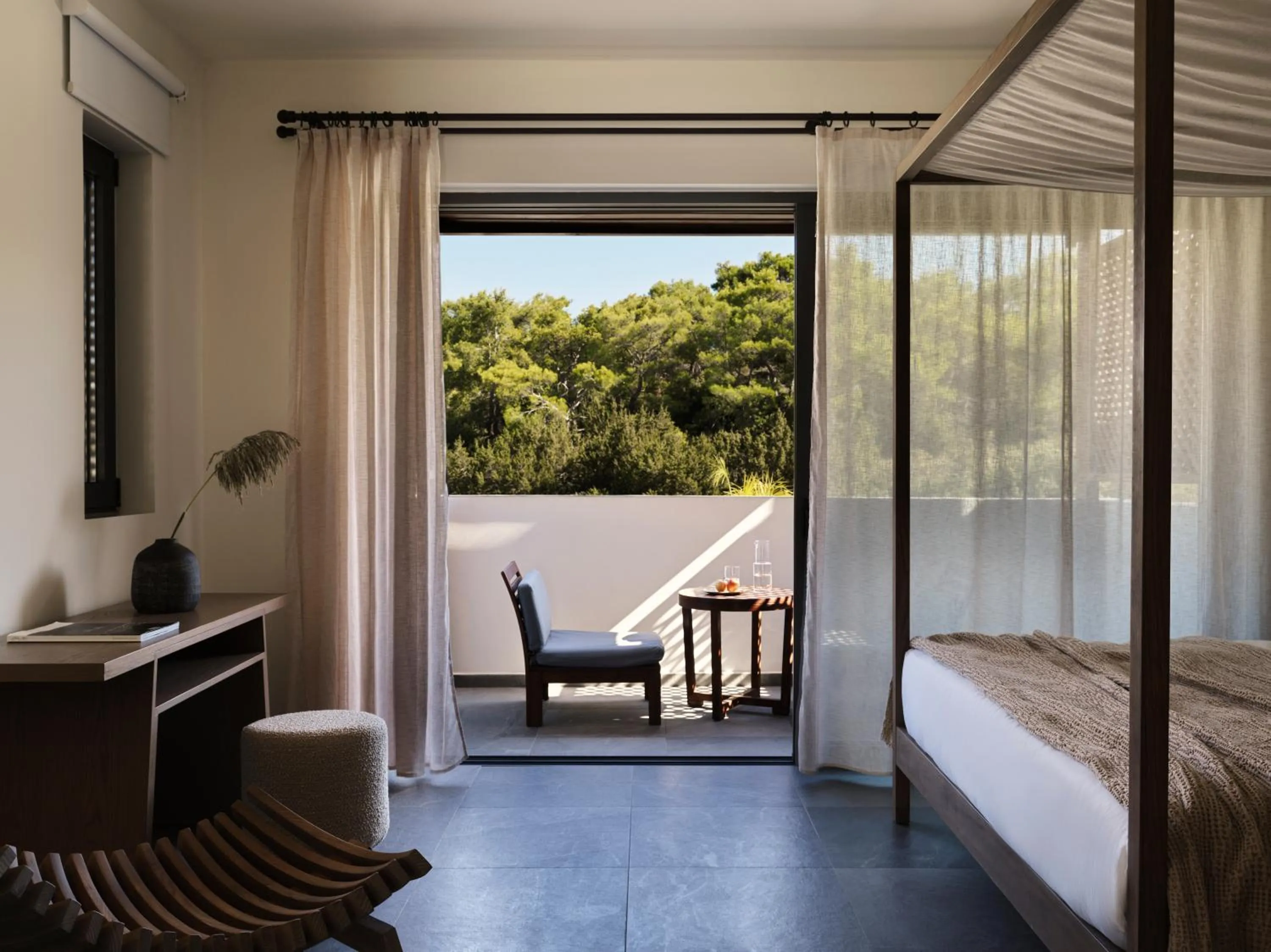 Patio, Bed in Lindian Village, Curio Collection by Hilton