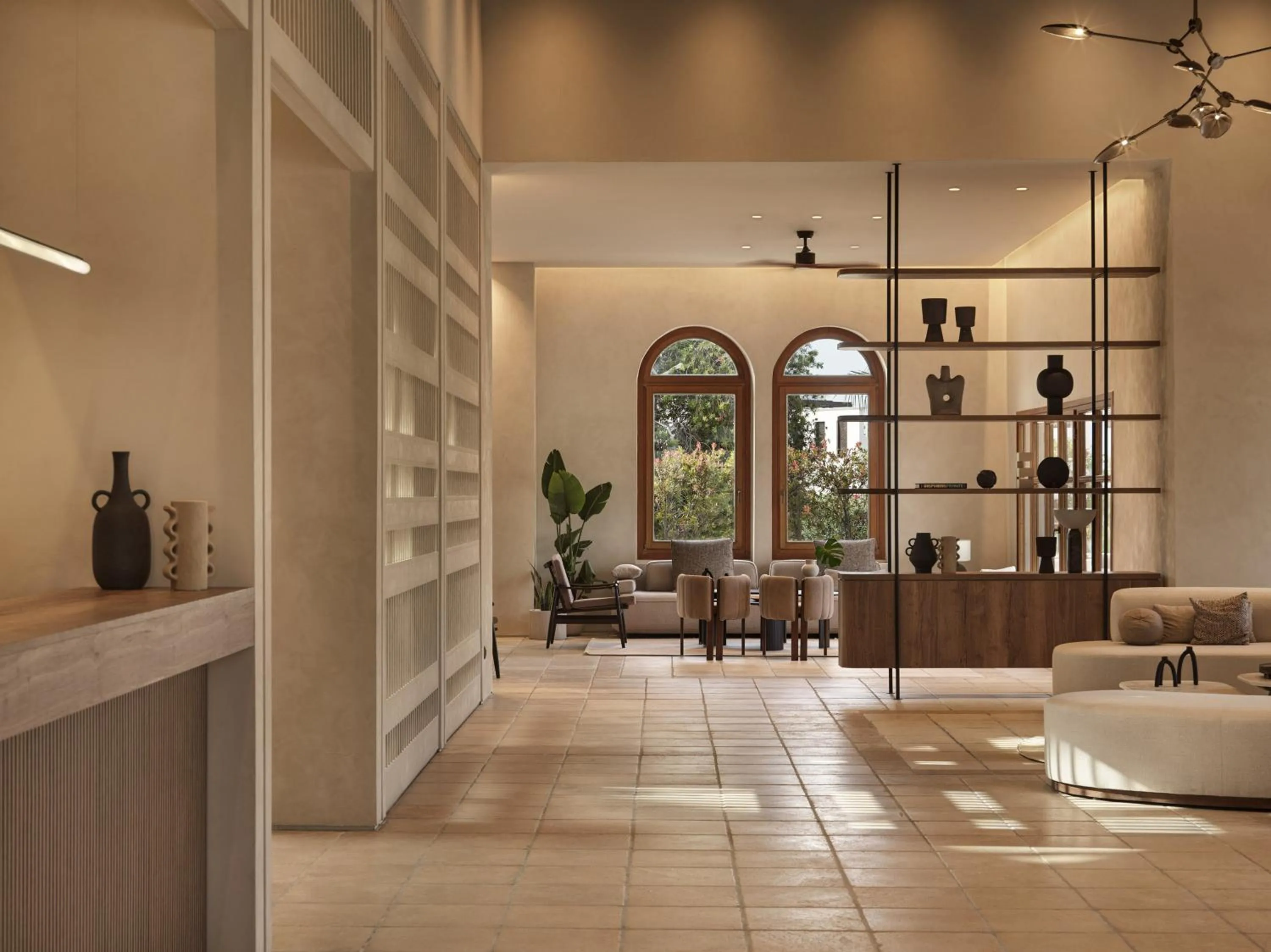 Communal lounge/ TV room in Lindian Village, Curio Collection by Hilton