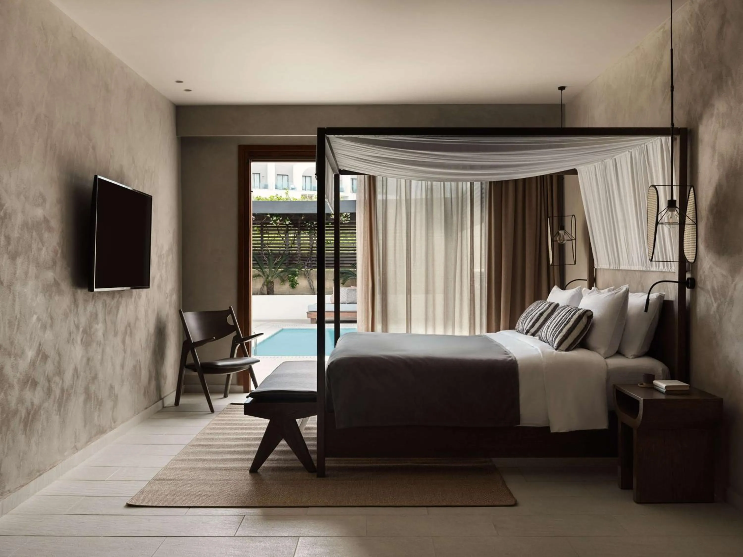 Bed in Lindian Village, Curio Collection by Hilton