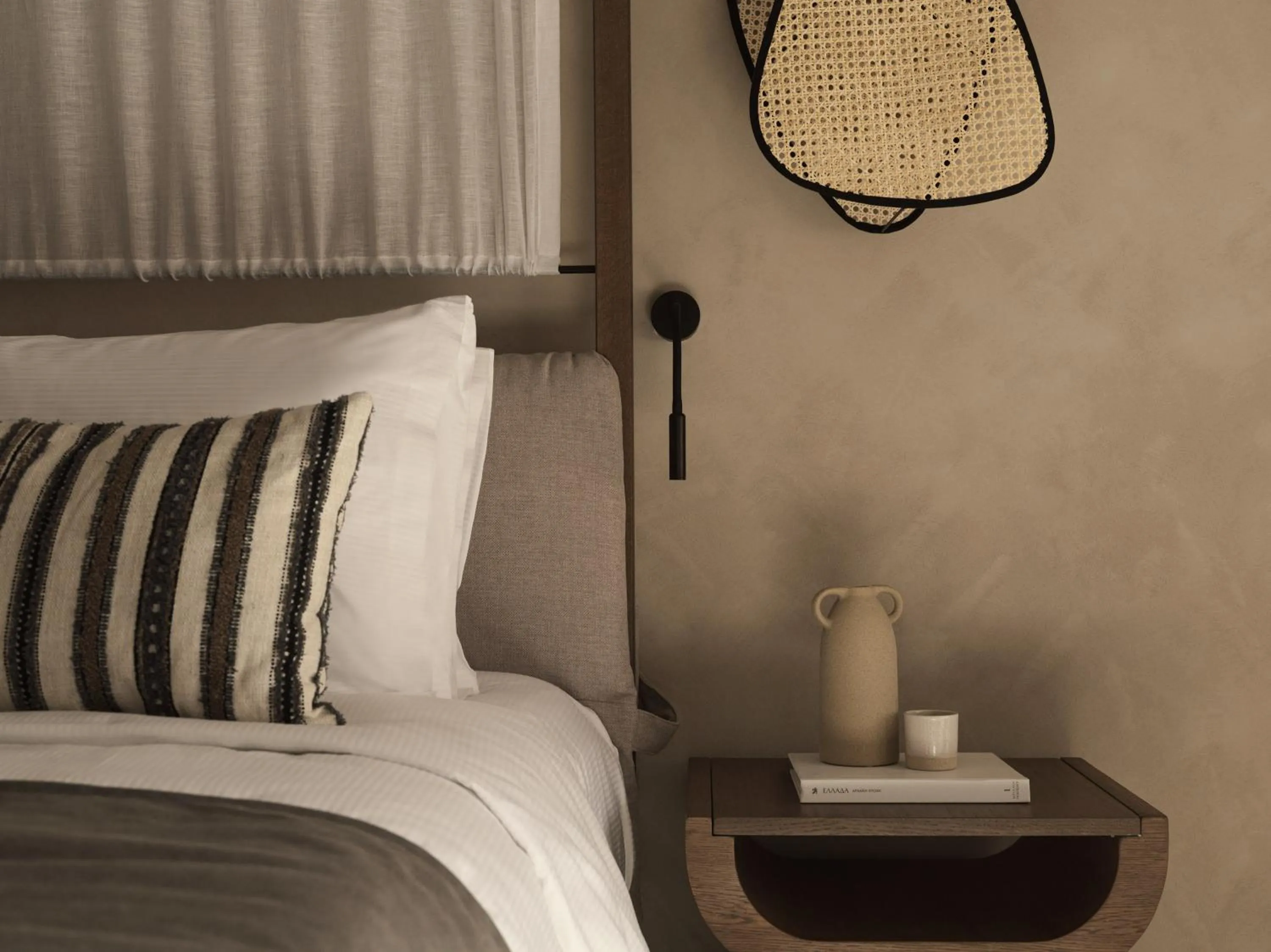 Bed in Lindian Village, Curio Collection by Hilton