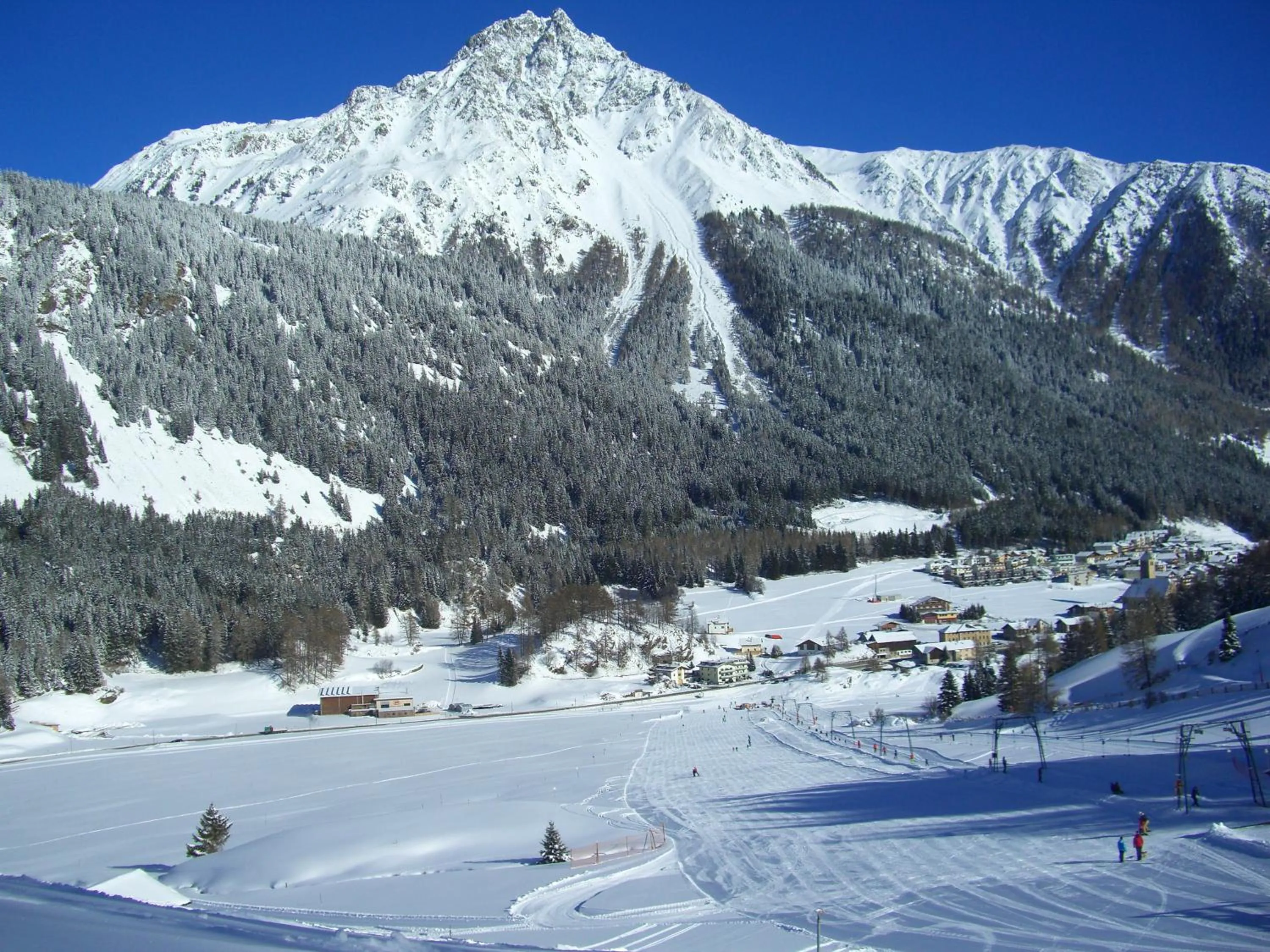 Natural landscape in Reschnerhof
