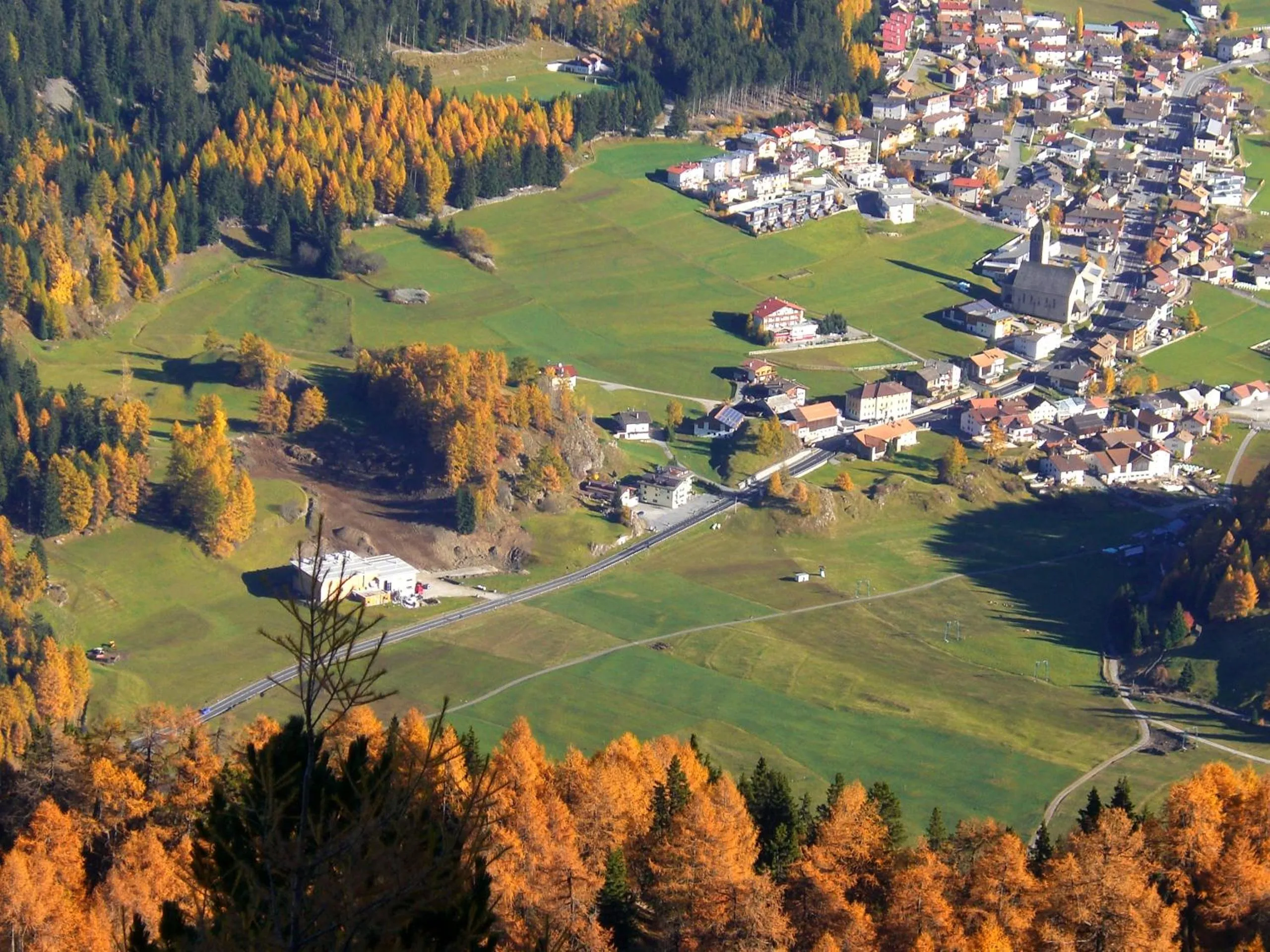 Natural landscape in Reschnerhof