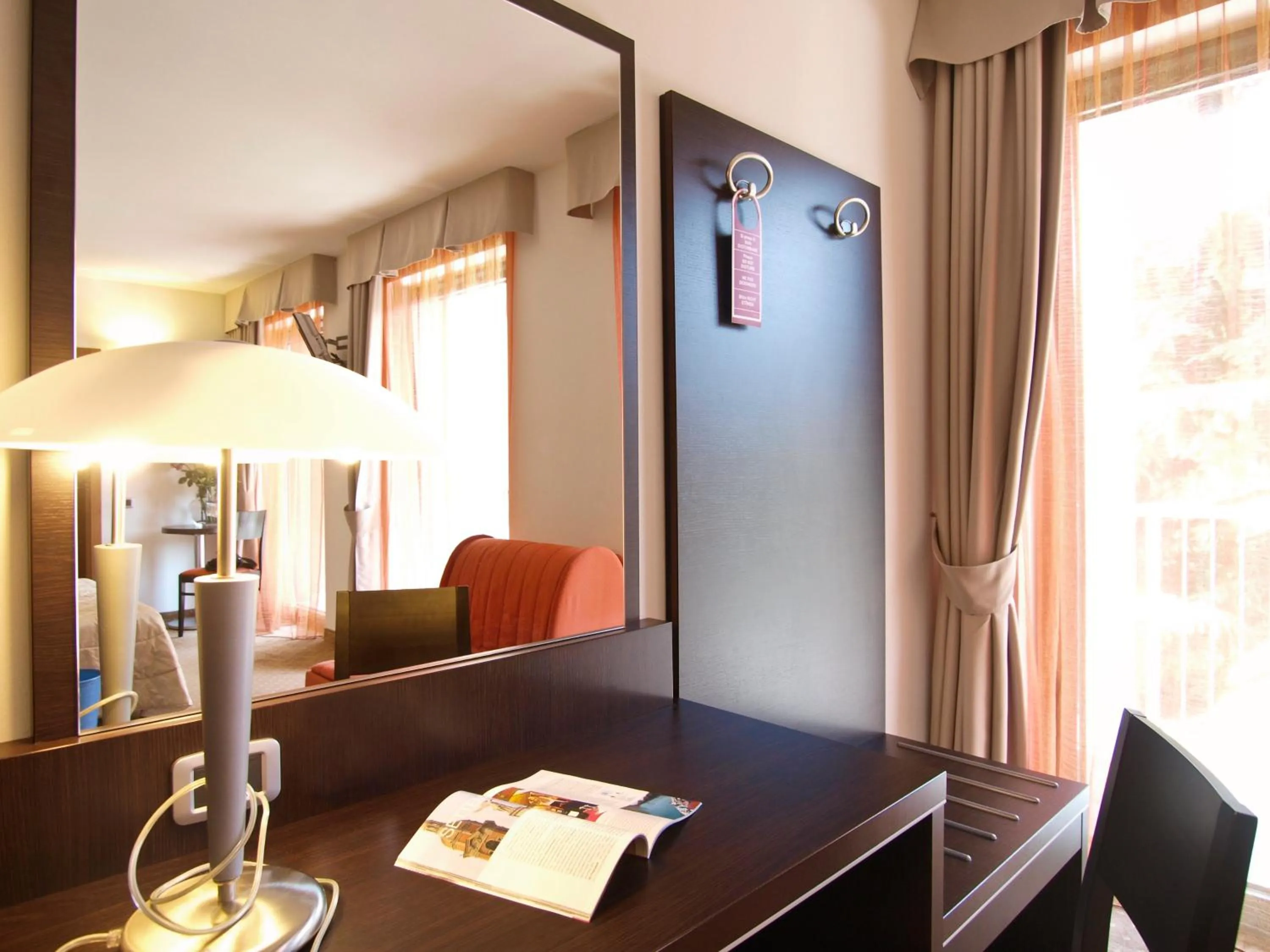 Decorative detail in Hotel Villa Rosa