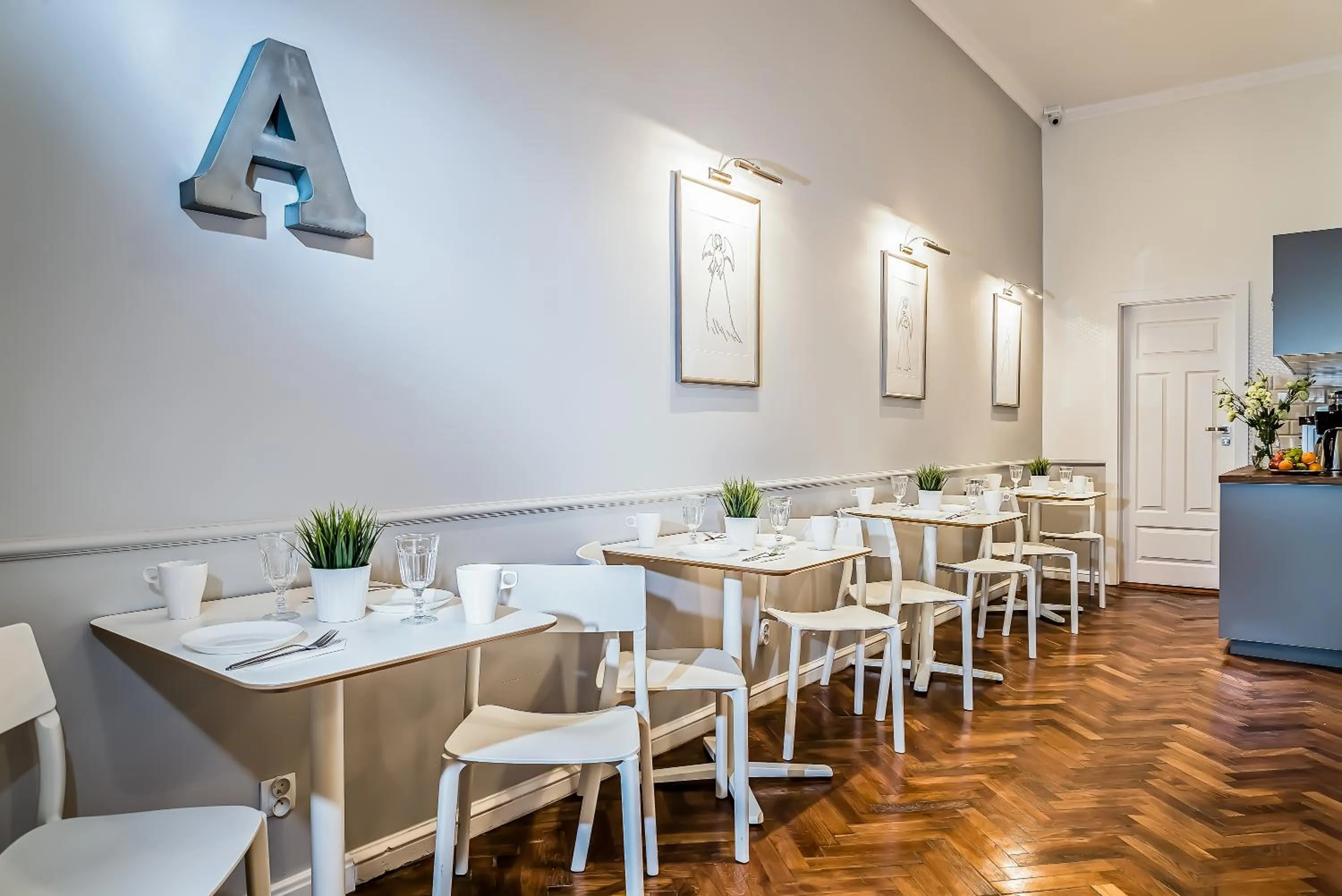 Living room in Angel House Aparthotel