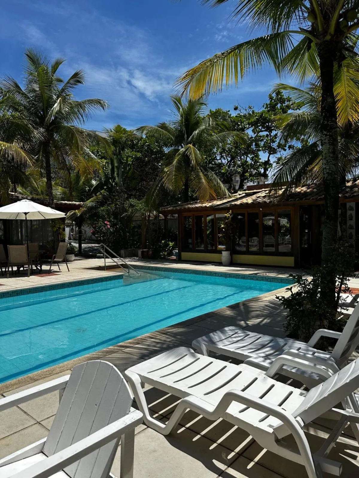 Pool view in Hotel Mar de Cabo Frio
