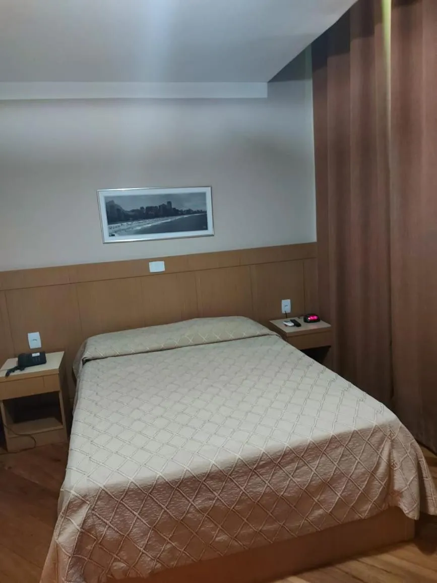 Bed in Hotel Pouso Real