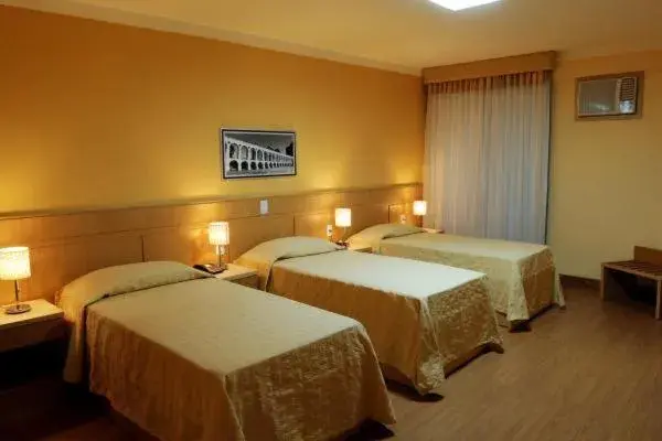 Bed in Hotel Pouso Real Bed in Hotel Pouso Real