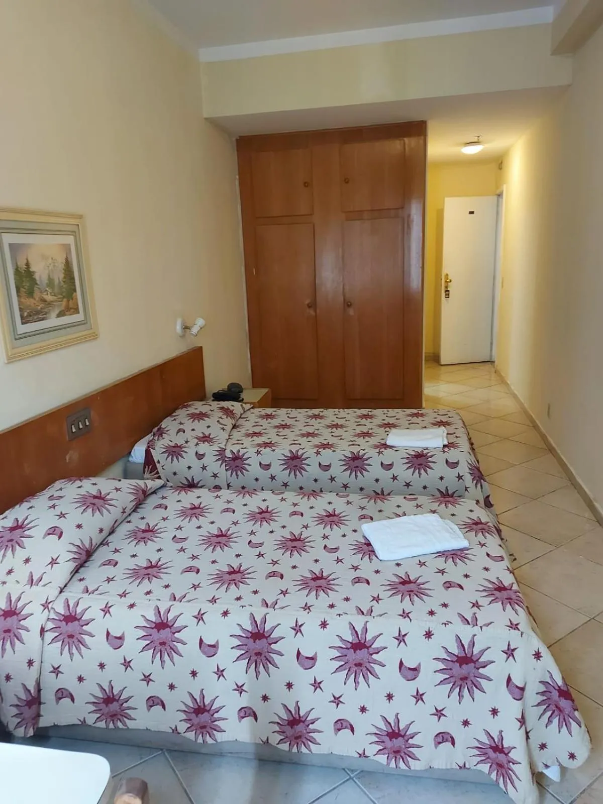 Bed in Hotel Pouso Real