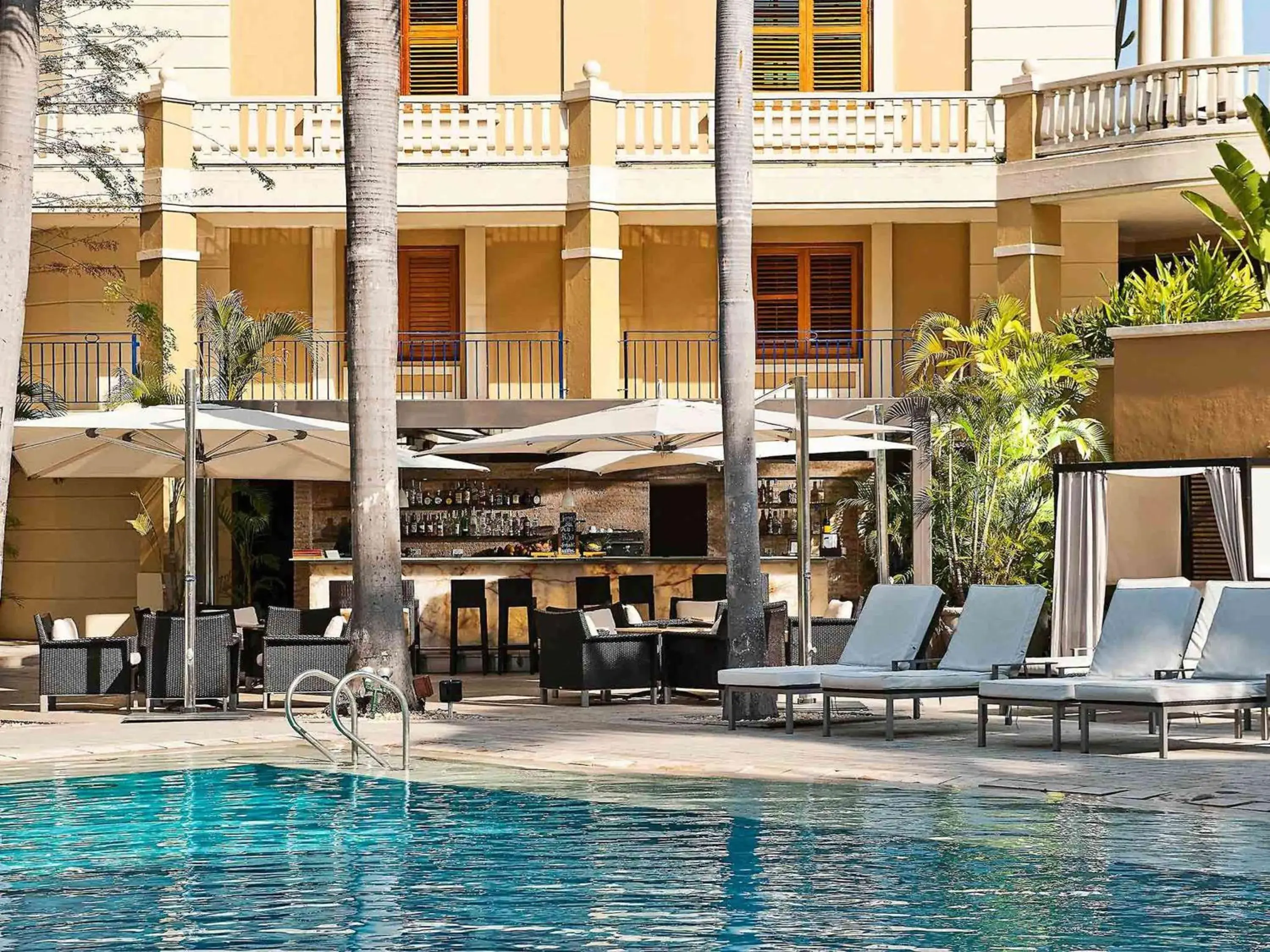 Pool view in Sofitel Legend Santa Clara Cartagena Pool view in Sofitel Legend Santa Clara Cartagena