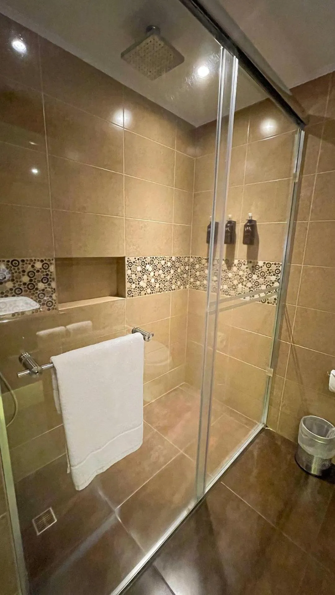 Shower in Mercure Alameda Quito