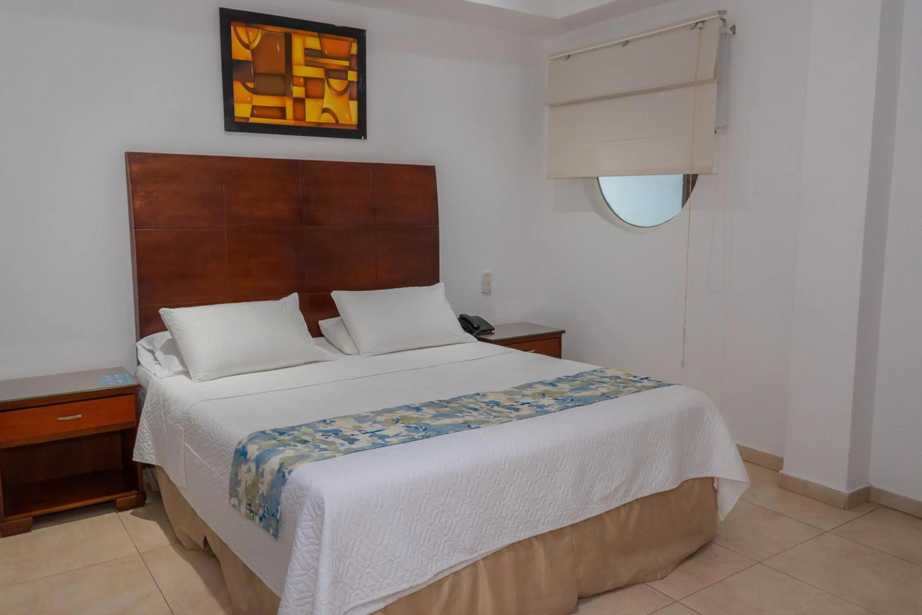 Bed in Hotel Coral Reef Cartagena