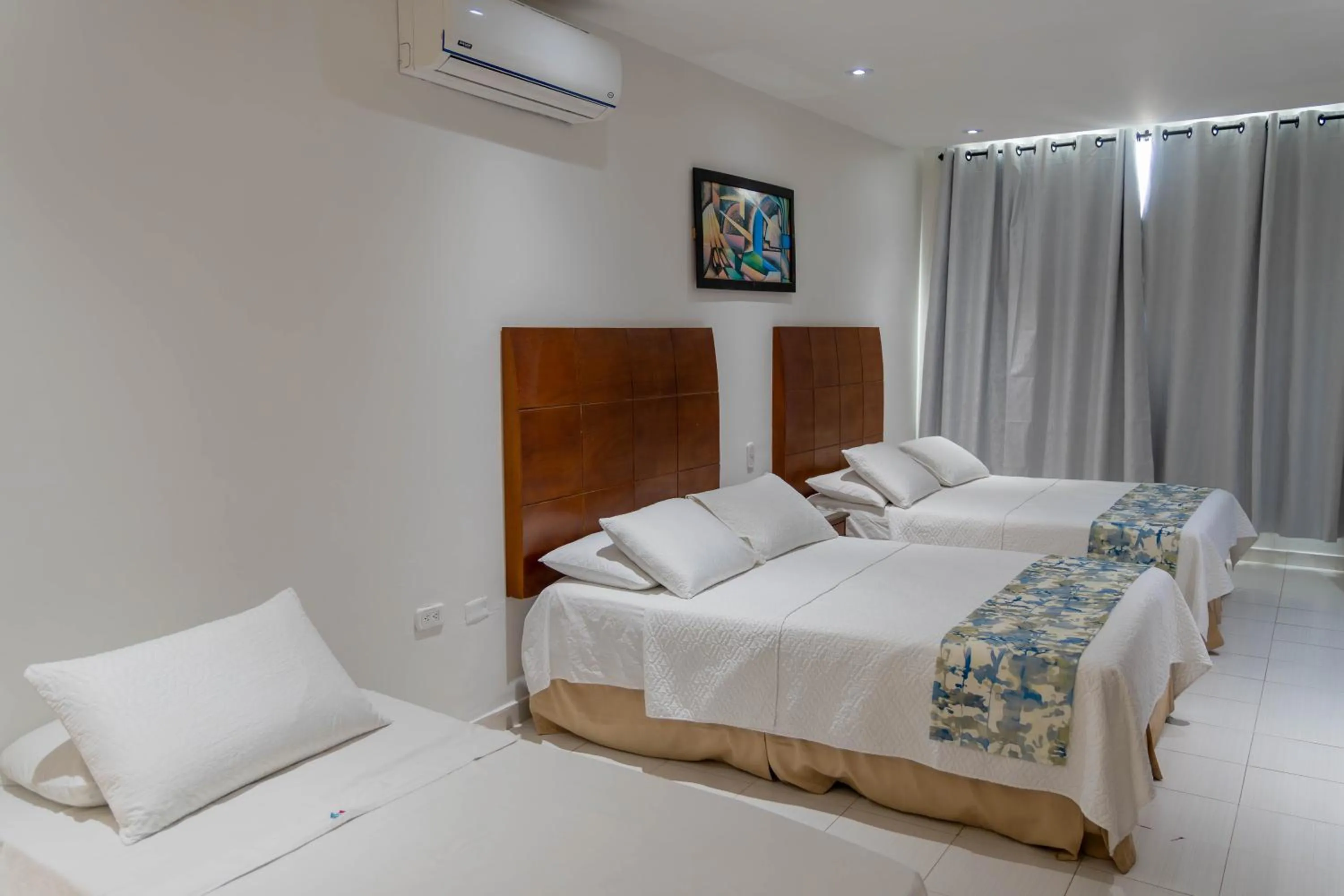 Bed in Hotel Coral Reef Cartagena