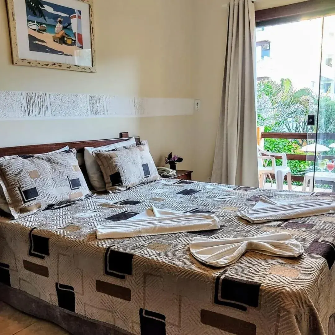 Bed in Hotel La Brise Bed in Hotel La Brise