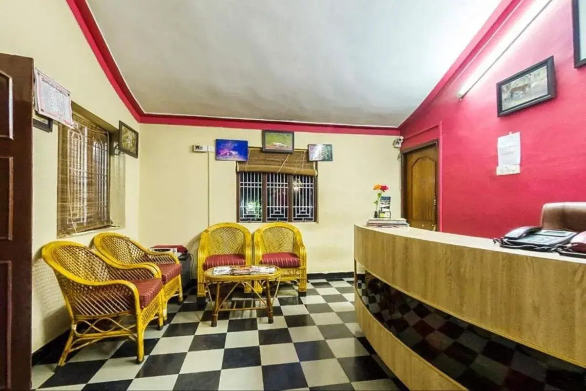 Lobby or reception in MC Resort Wildlife Resort Bandipur Lobby or reception in MC Resort Wildlife Resort Bandipur