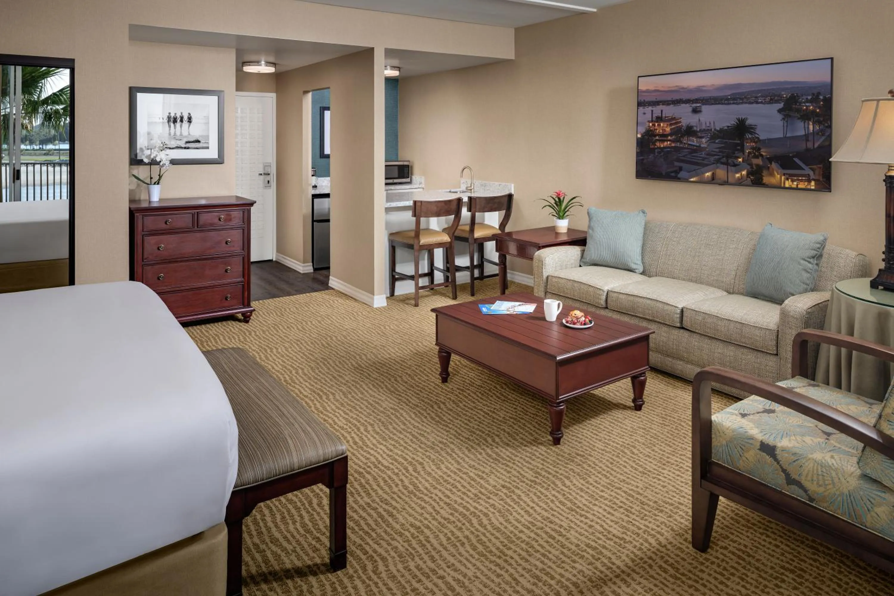 Bed in Bahia Resort Hotel