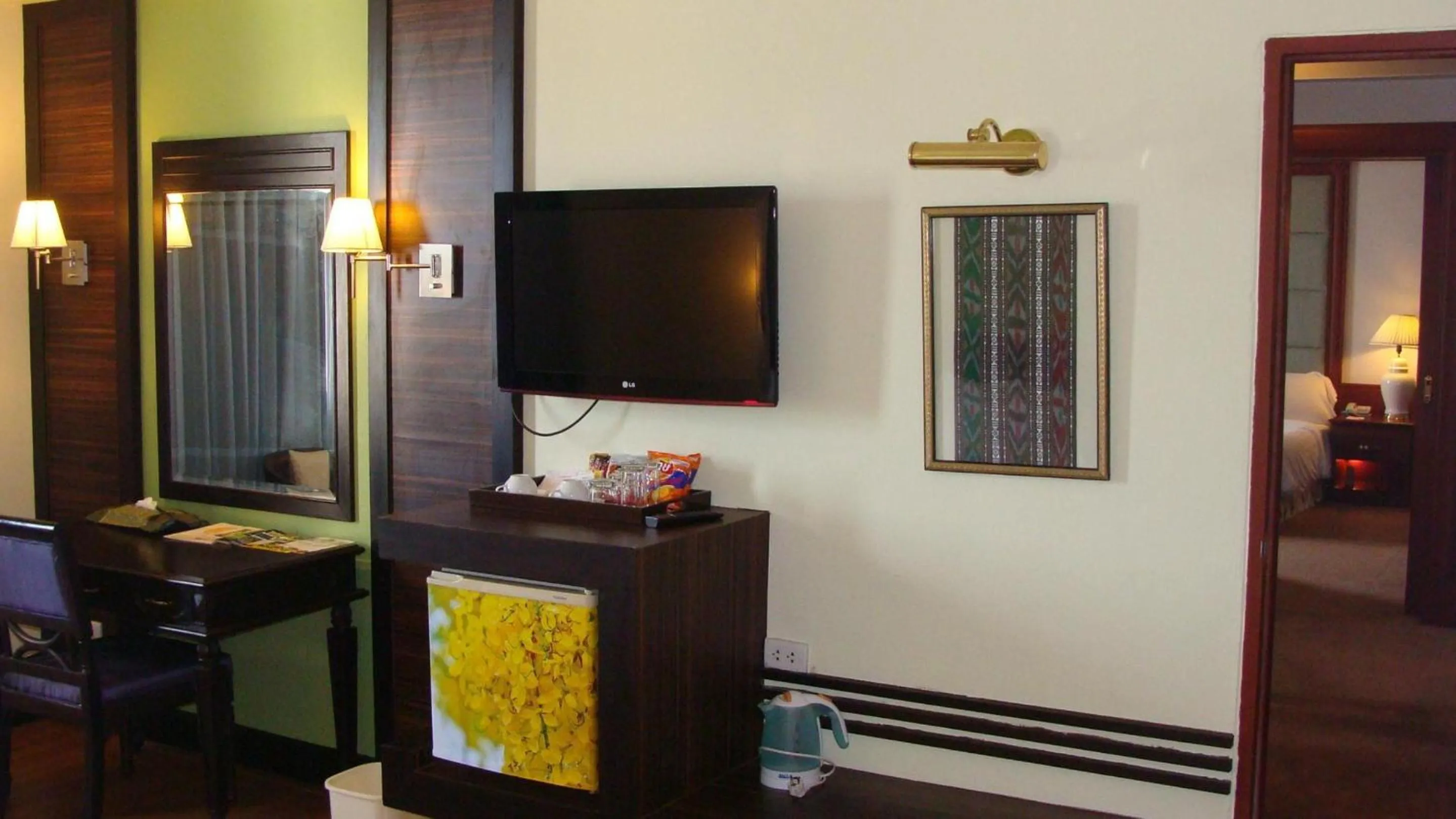 Decorative detail in Charoen Thani Hotel, Khon Kaen