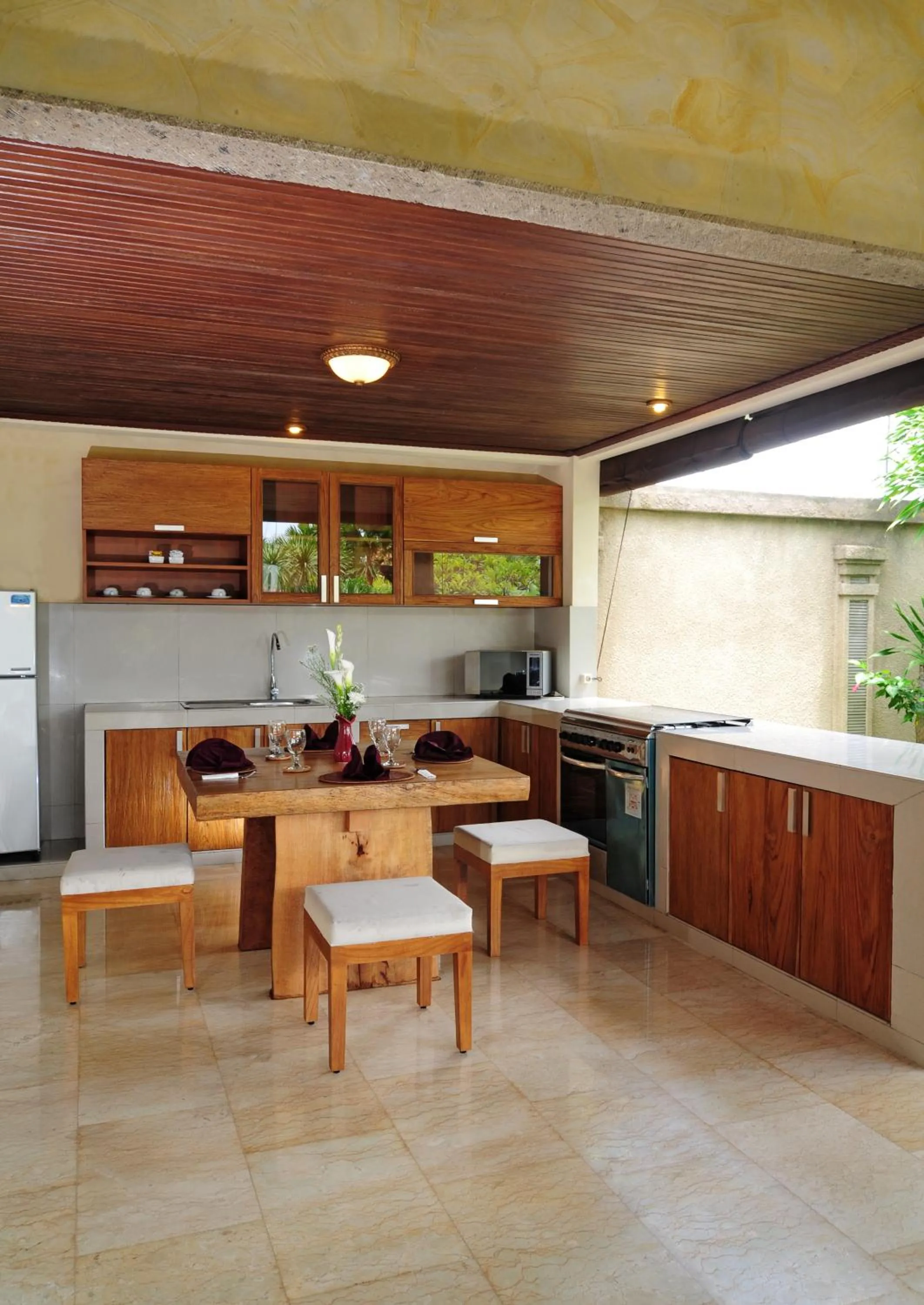 Kitchen or kitchenette in Bali Aroma Exclusive Villas