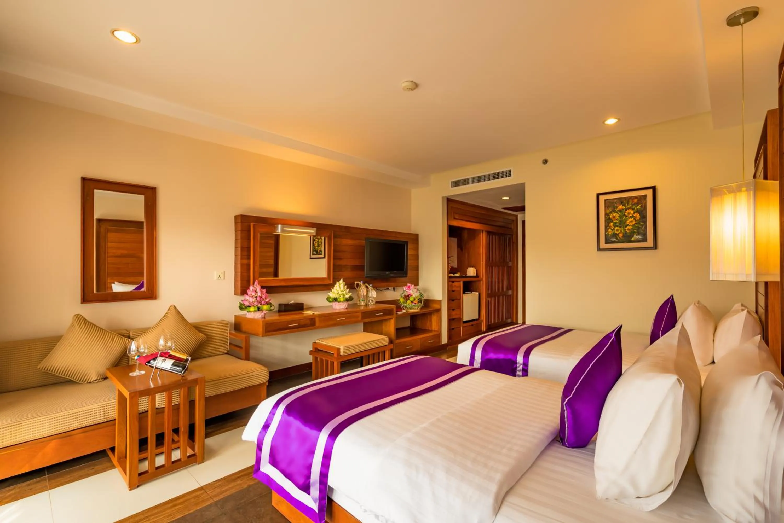 Bedroom, Bed in Angkor Miracle Resort & Spa